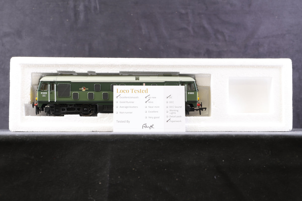 Bachmann OO 32-427 Class 24 Diesel &#39;D5085&#39; BR Two Tone Green