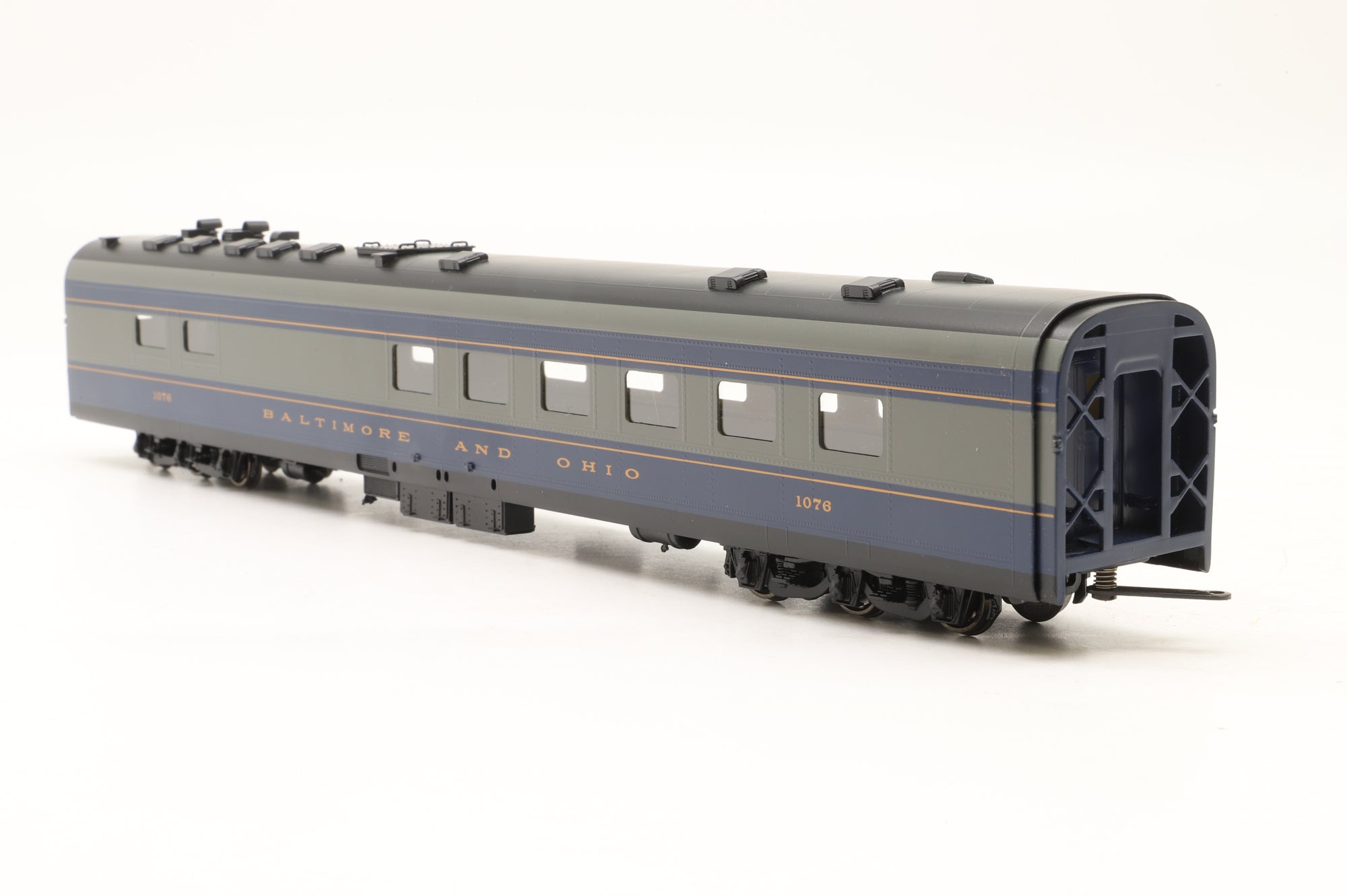 MTS Imports HO Brass Baltimore & Ohio Passenger Car Set 'The Royal Blue' Factory Painted