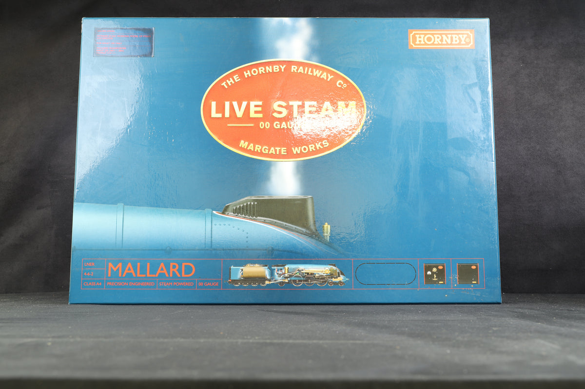 Hornby OO R1041 Live Steam Mallard Complete Train Set