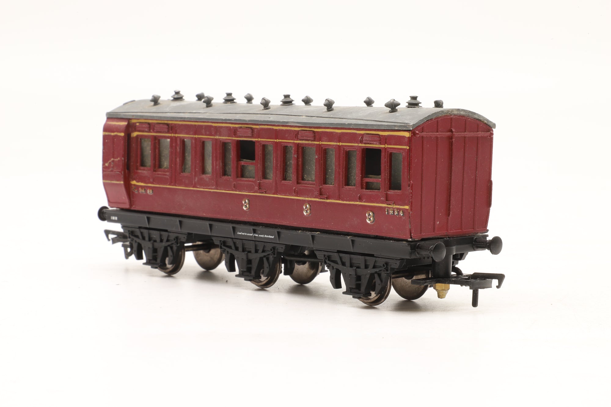 GEM/ Hornby OO Rake Of 4 6 Wheel LNWR Coaches Kit Built