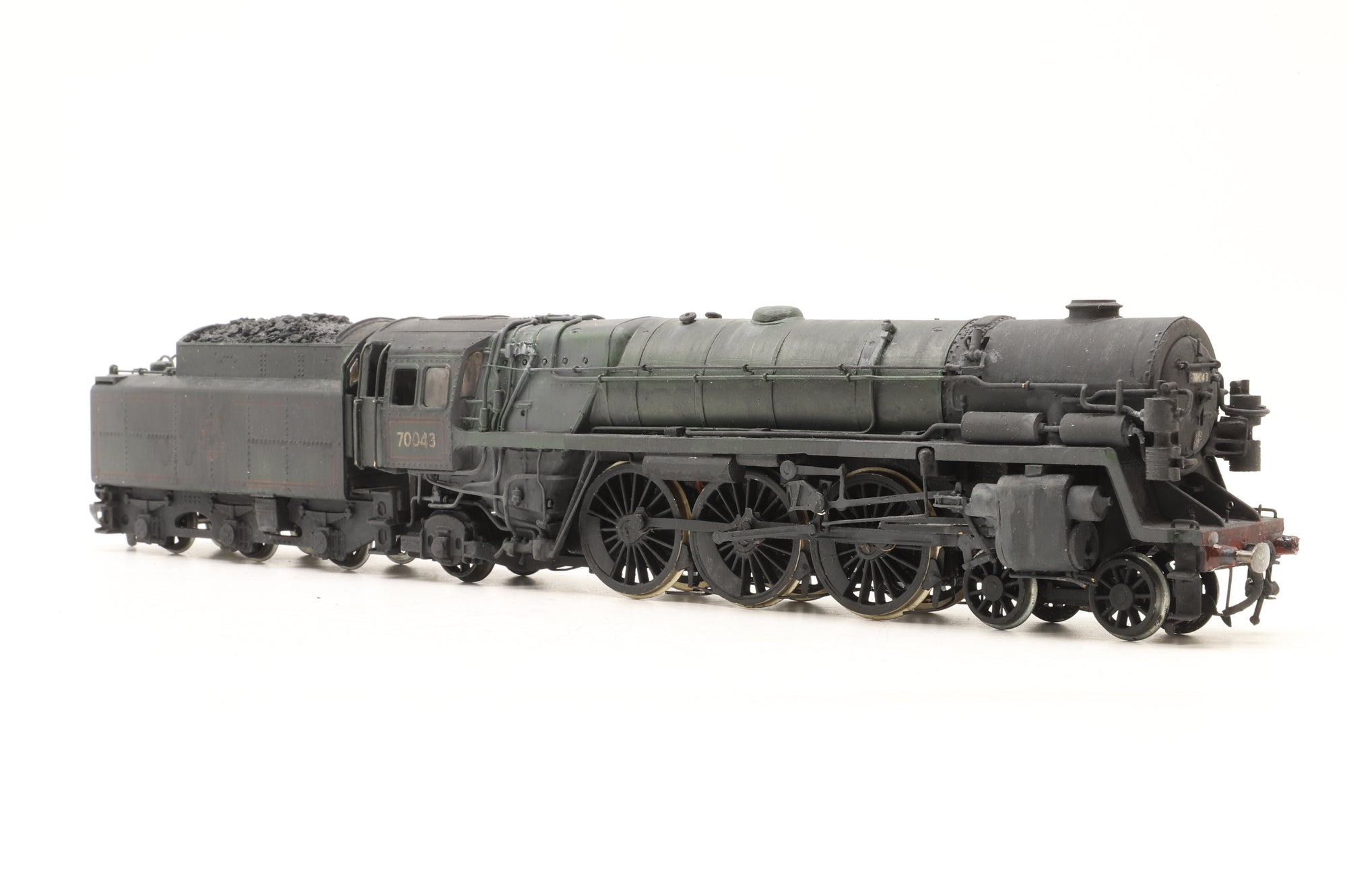 Modified Hornby OOBritannia Class '70043' BR Green E/C Weathered