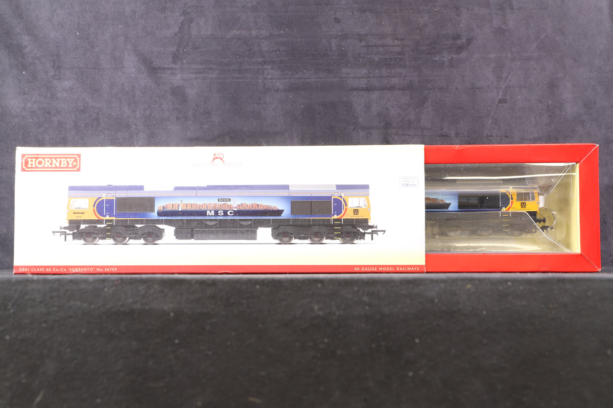 Hornby OO R30022 Class 66 &#39;66709&#39; &#39;GBRf &#39;Sorrento&#39;