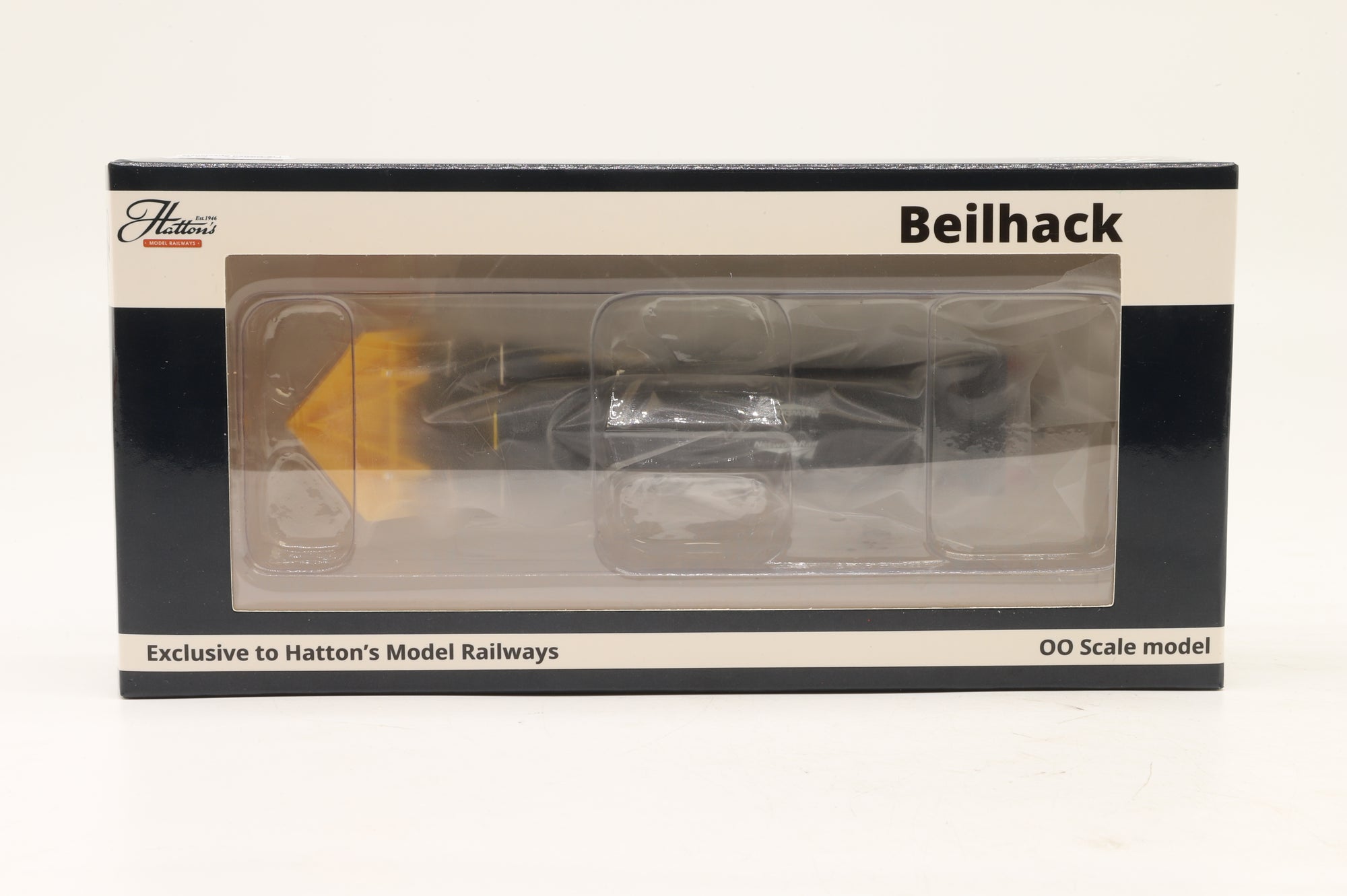 Hattons OO H4-BH-012 Beihack Snow Plough Network Rail Black