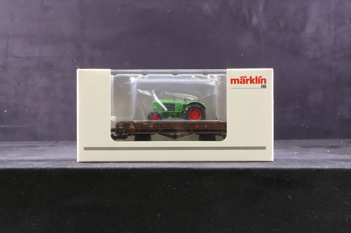 Marklin HO Rake Of 2 DB Wagon &amp; Loads Inc, 00761-15 &amp; 46975