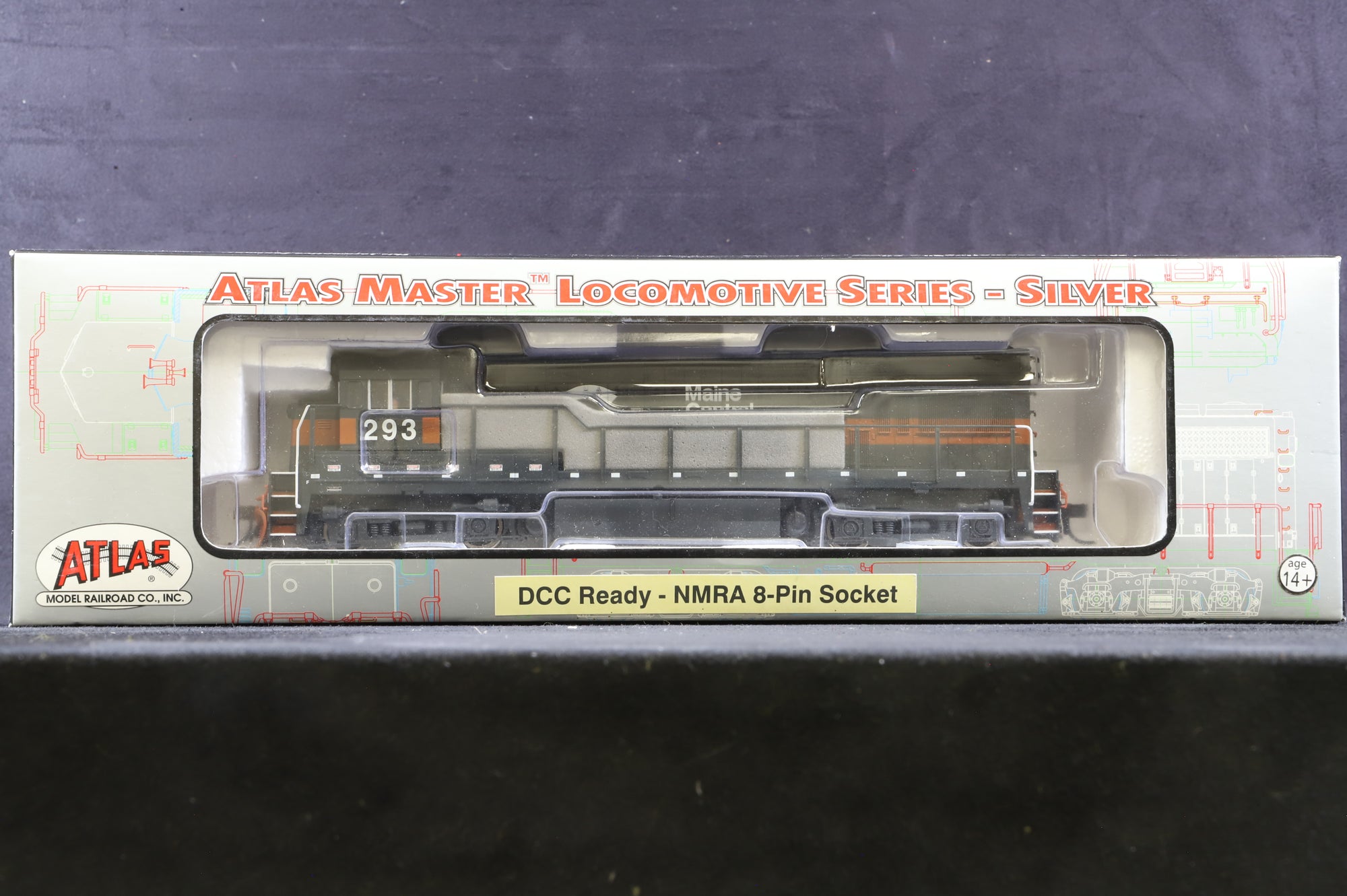 Atlas HO 10 000 819 U23B Low Nose Diesel Locomotive Guilford Road MEC '293'