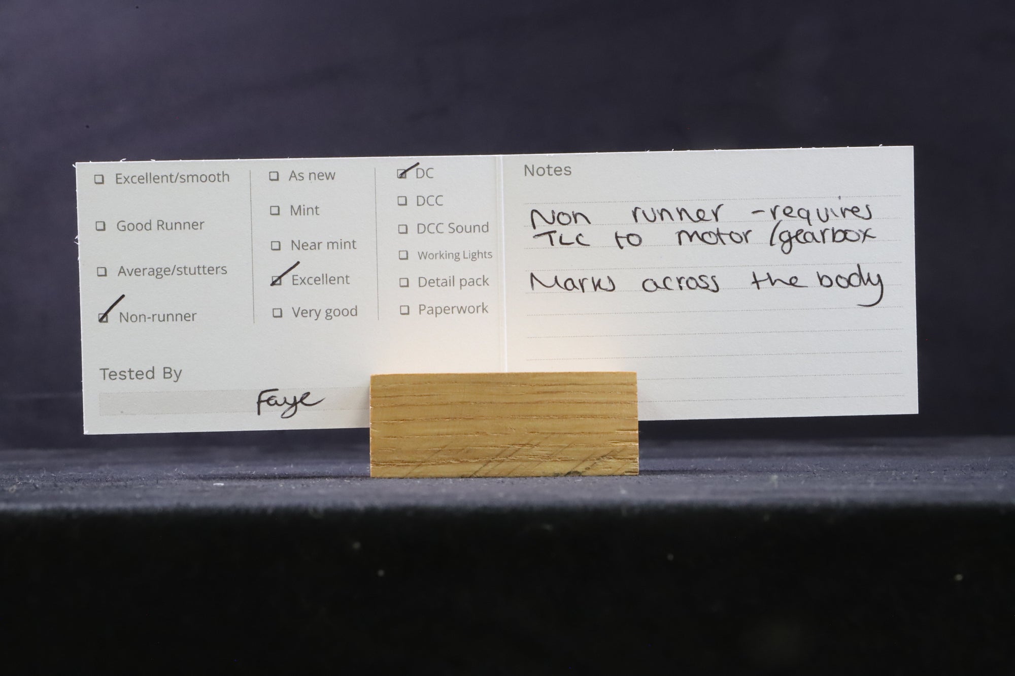 Bemo HOm 1270-103 Class Te 2/2 Works Tractor 73 of the Rhaetian Railway NON RUNNER