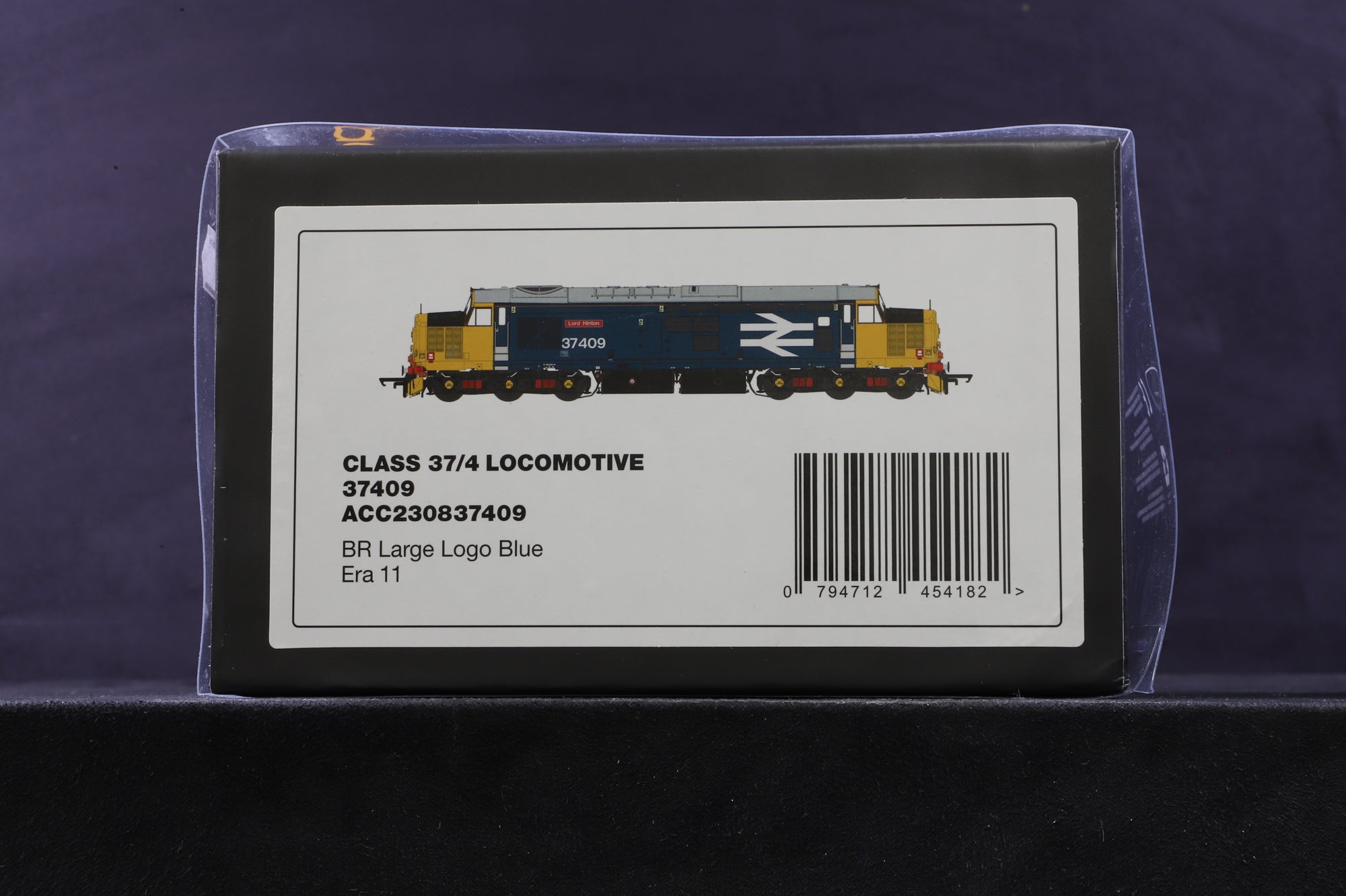 Accurascale OO ACC2308 Class 37/4 \37409' BR Large Logo Blue