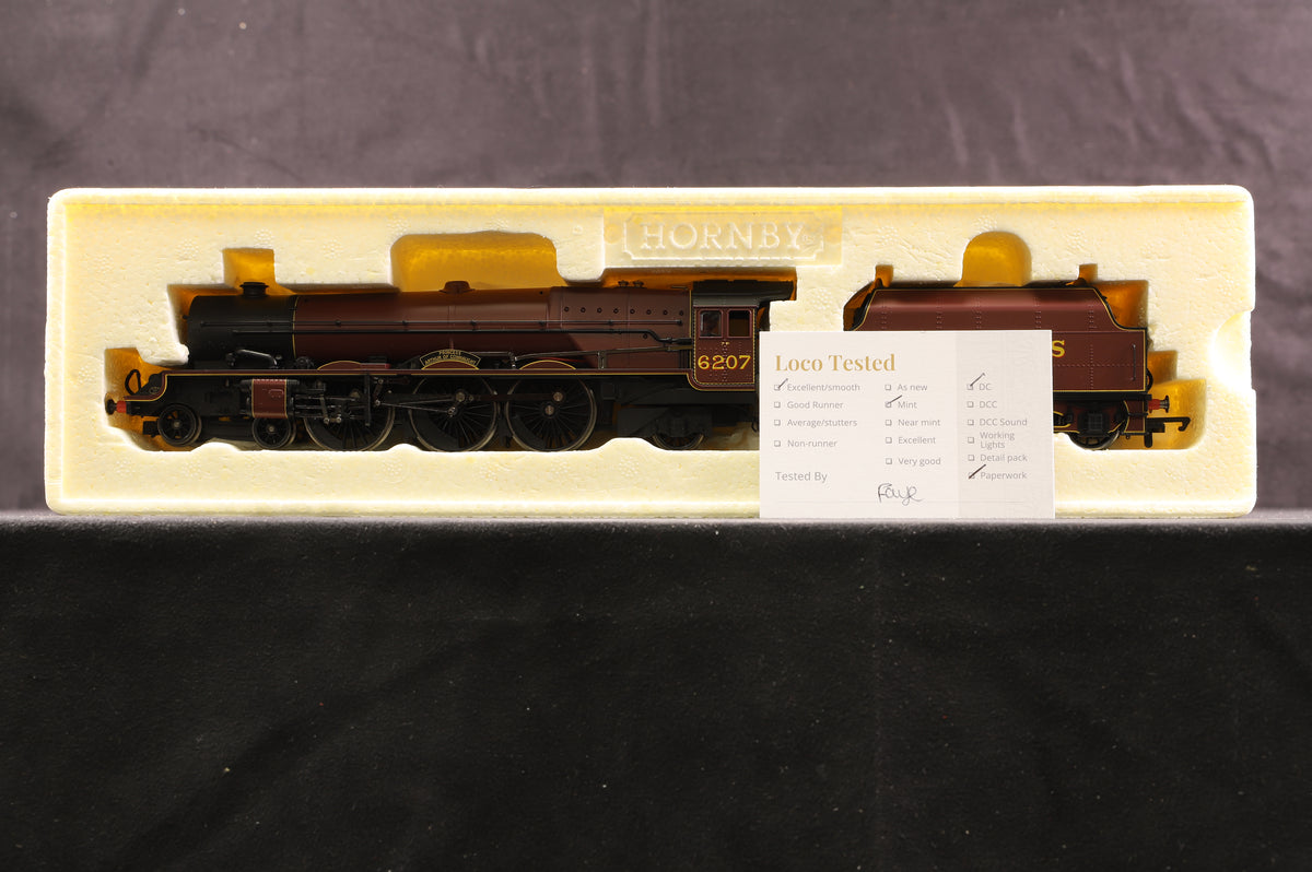 Hornby OO R2225 LMS 4-6-2 Princess Class &#39;6207&#39; &#39;Arthur Of Connaught&#39;