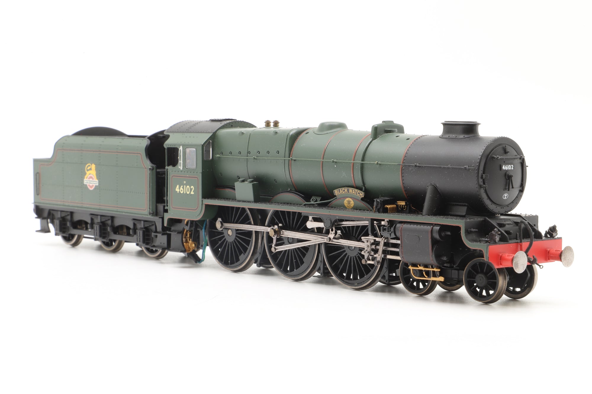 WORKSHOP Hornby R2628 Royal Scot Class 46102 'Black Watch' Lined BR Green w/ Early Crests - Non-Runner