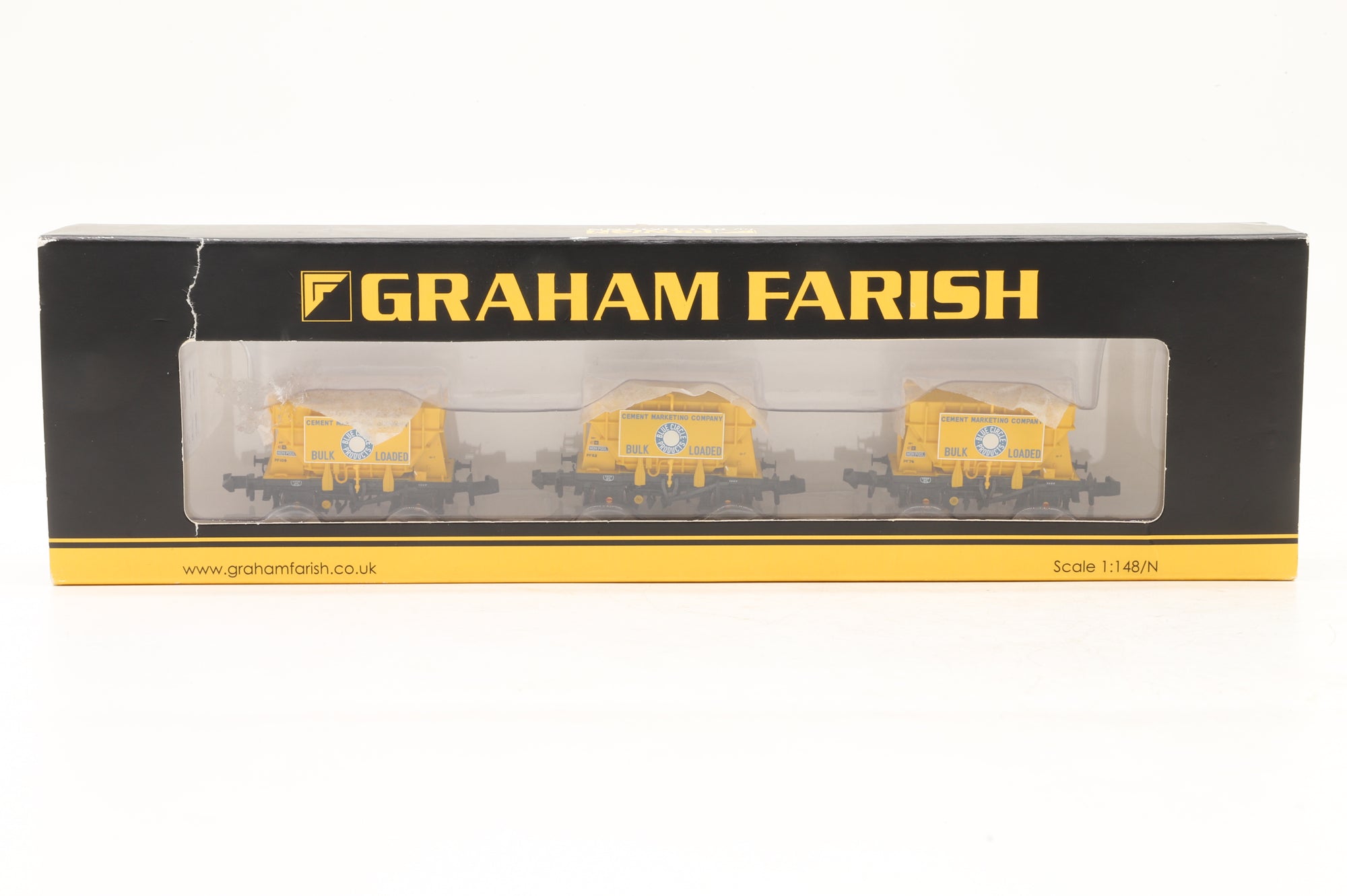 Graham Farish N 377-481 Triple Pack of Presflos in Blue Circle Yellow