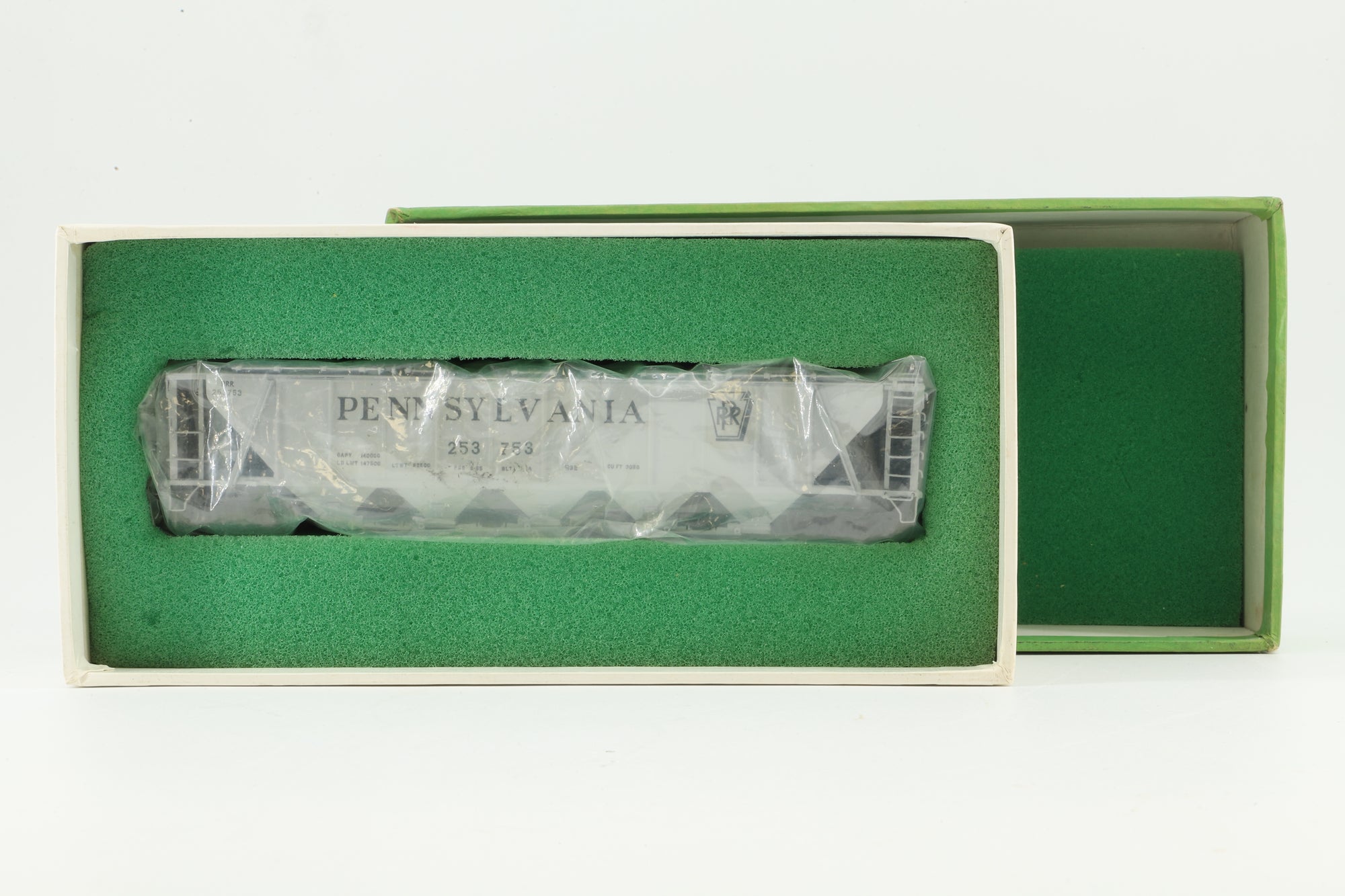 Overland Models HO Brass OMI-1313 Hopper covered PRR Class H32 '253753'