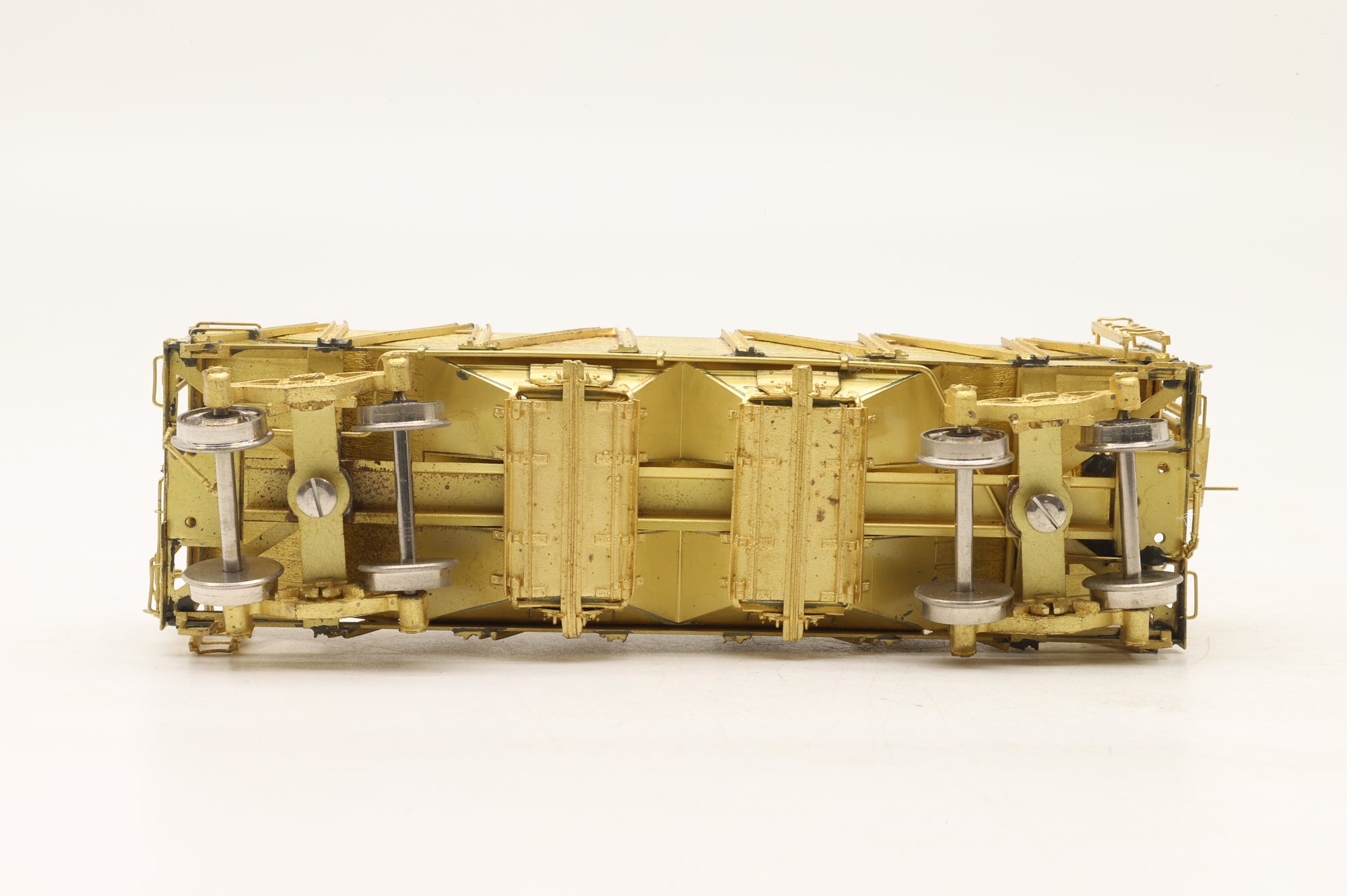 Old & Weary Car Shop HO Brass OWCS 1000 Two Bay Composite Hopper Wagon Unpainted