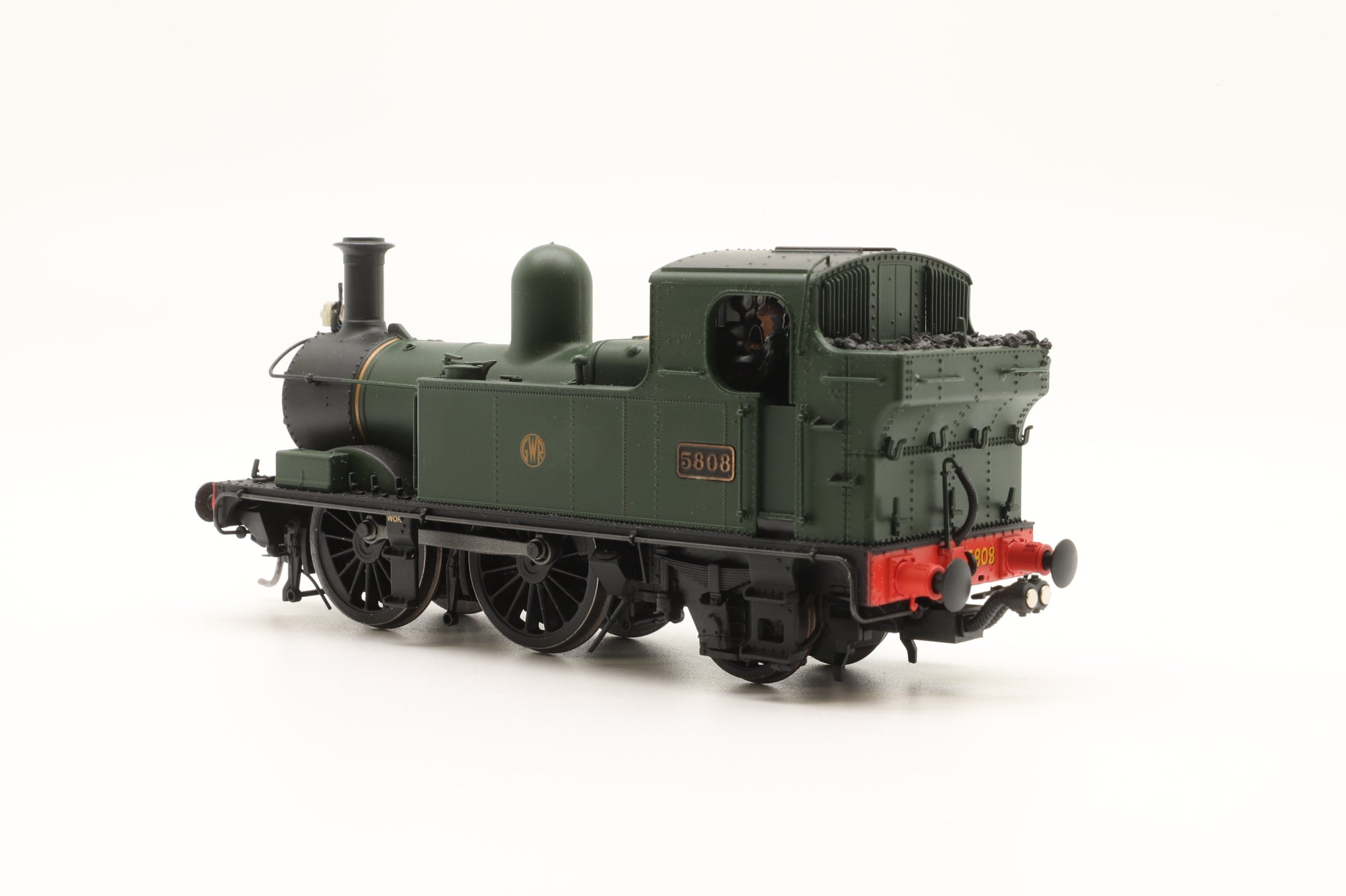 Hattons OO H1404 Class 58xx 0-4-2 '5808' GWR Unlined Green DCC Sound
