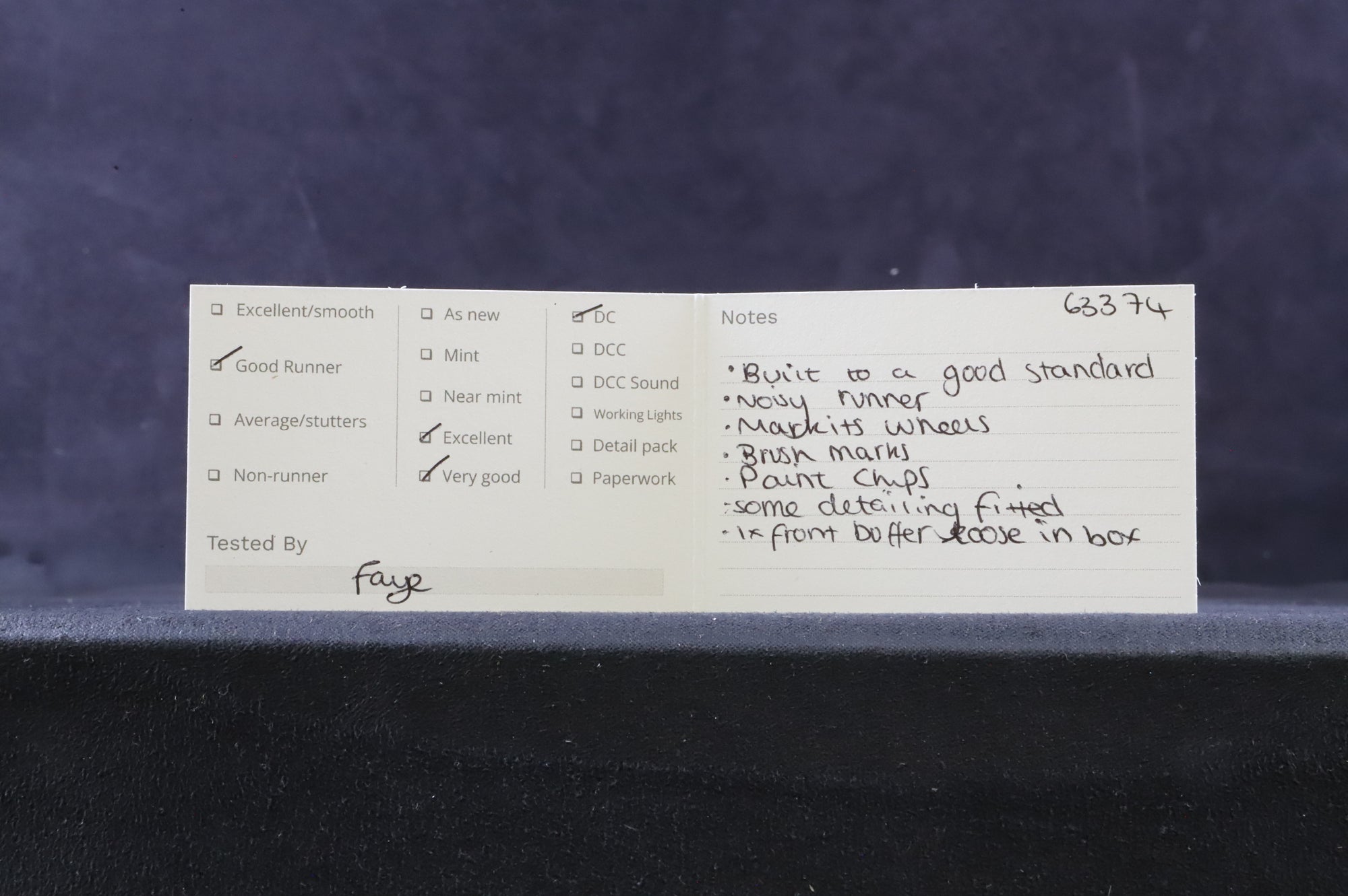 Alexander Models OO LNER O6 '63374' BR Black L/C Kit Built