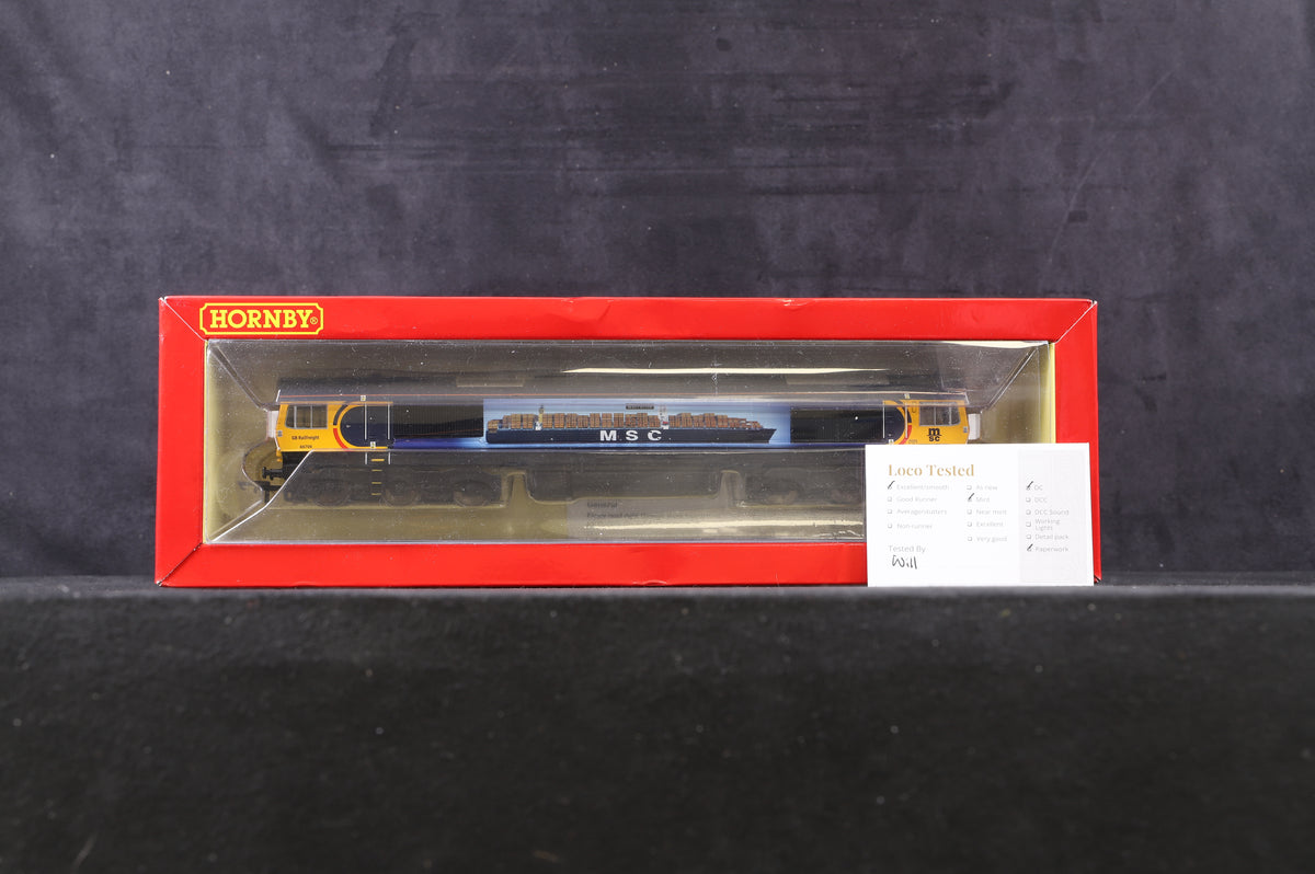 Hornby OO R30022 Class 66 &#39;66709&#39; &#39;GBRf &#39;Sorrento&#39;