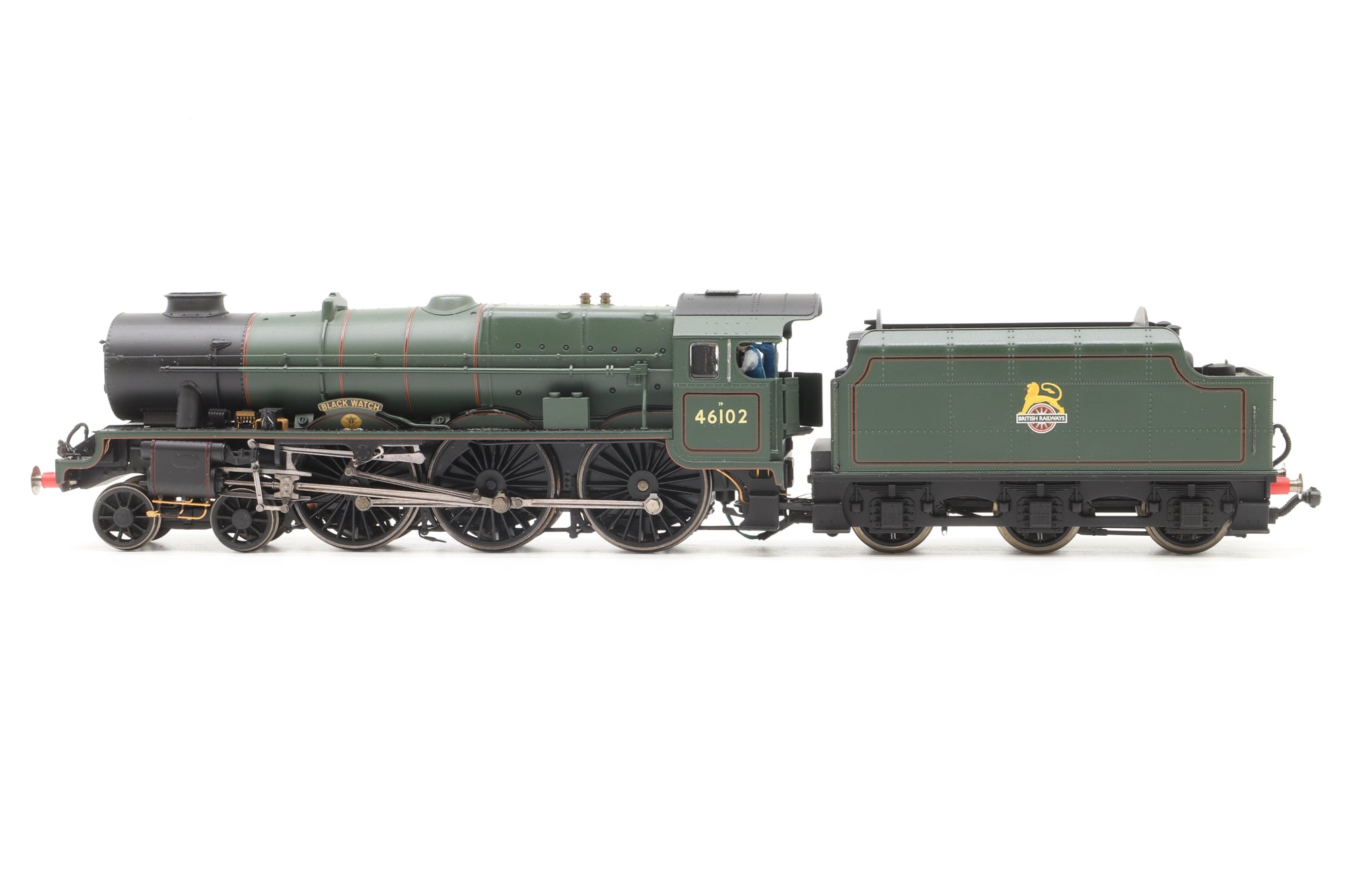 WORKSHOP Hornby R2628 Royal Scot Class 46102 'Black Watch' Lined BR Green w/ Early Crests - Non-Runner
