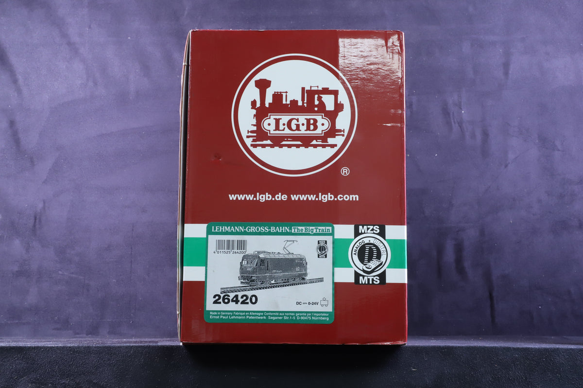 LGB G Scale 26420 Class Ge 4/4 III 652 of the RhB DC &amp; DCC Sound
