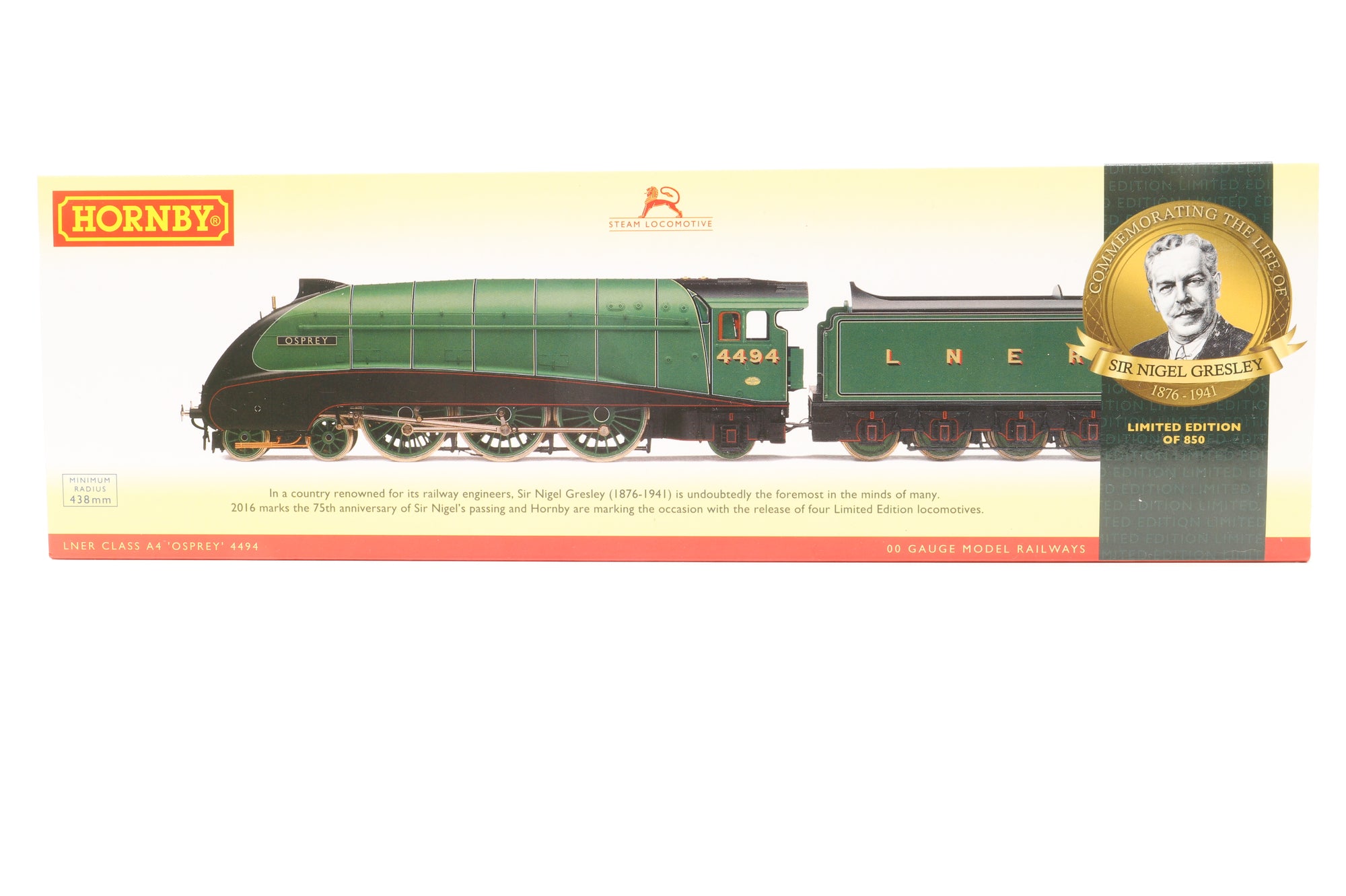 Hornby OO R3438 Class A4 4494 'Osprey' in LNER Green
