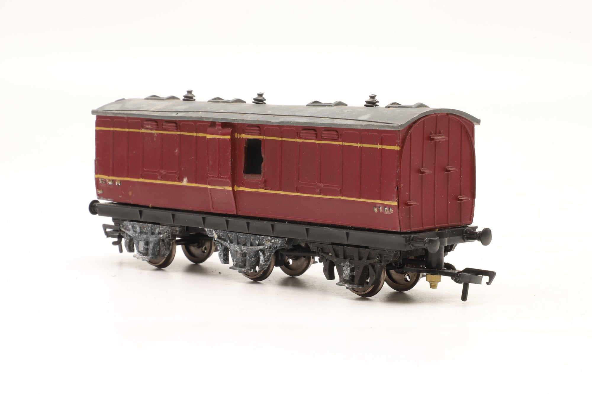 GEM/ Hornby OO Rake Of 4 6 Wheel LNWR Coaches Kit Built