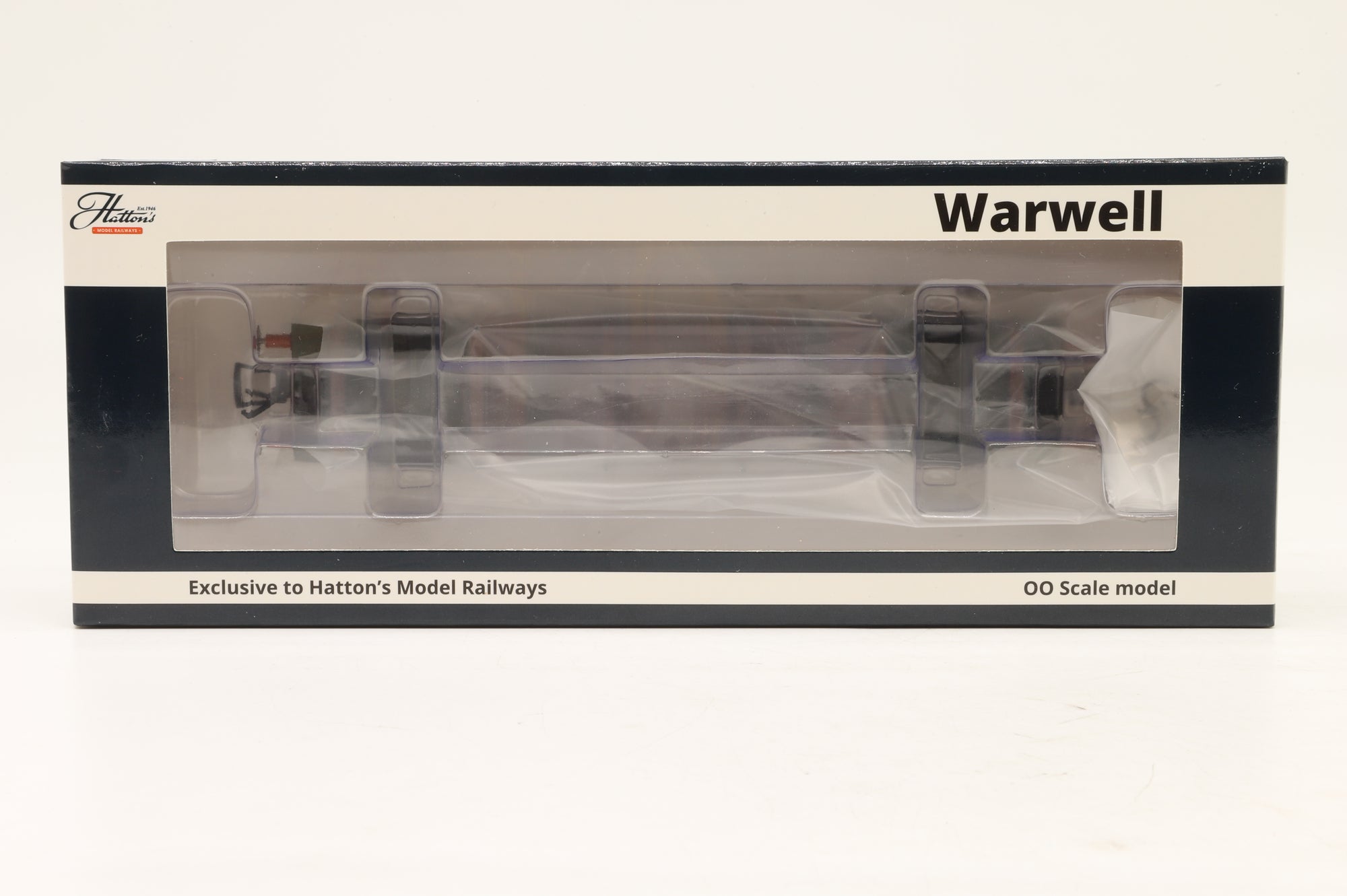 Hattons OO H4-WW-009 Warwell 50ft With Diamond Frame Bogies BR Olive Green