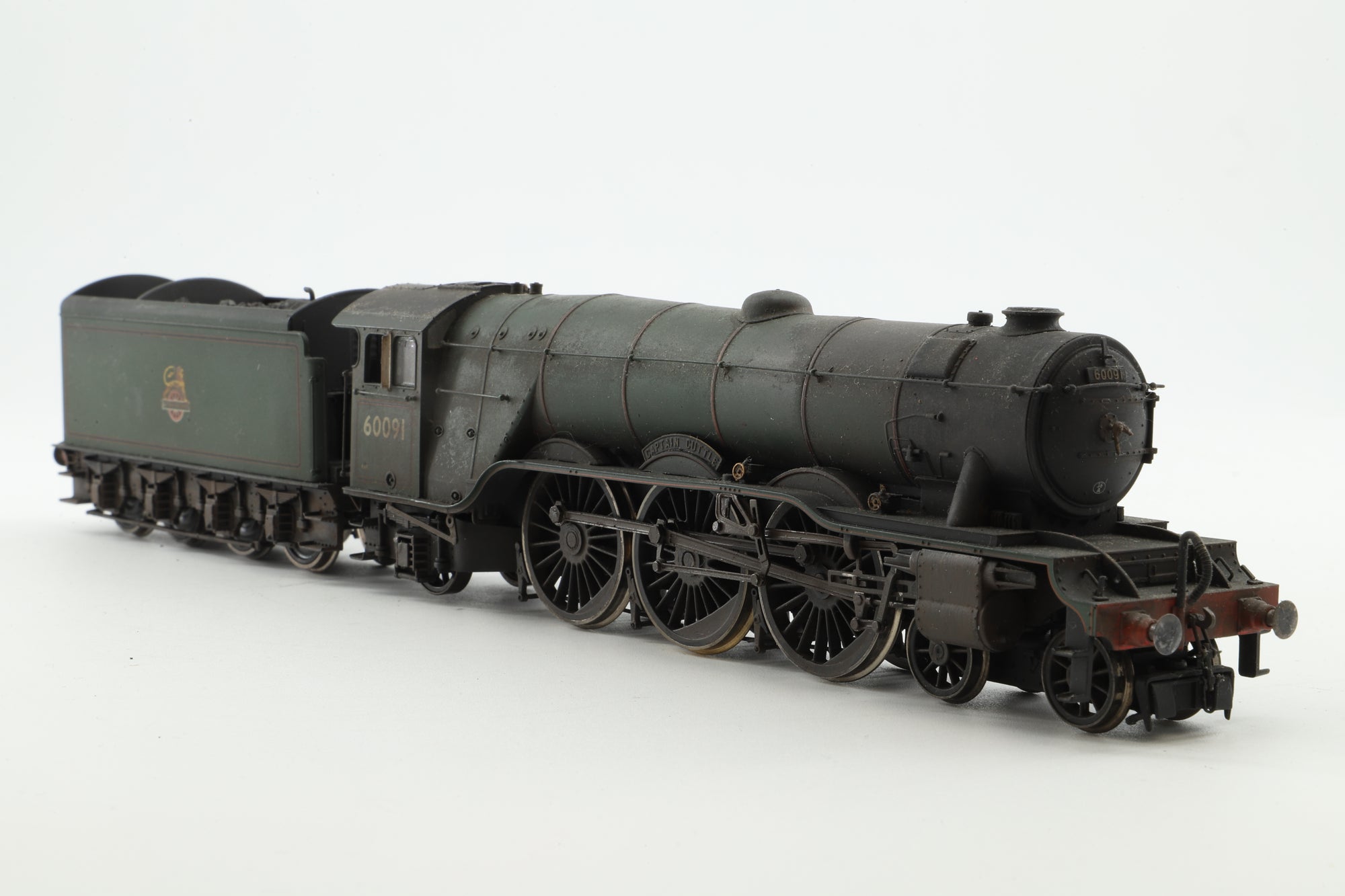 Hornby OO BR 4-6-2 Class A3 '60091' 'Captain Cuttle', Weathered & DCC Sound
