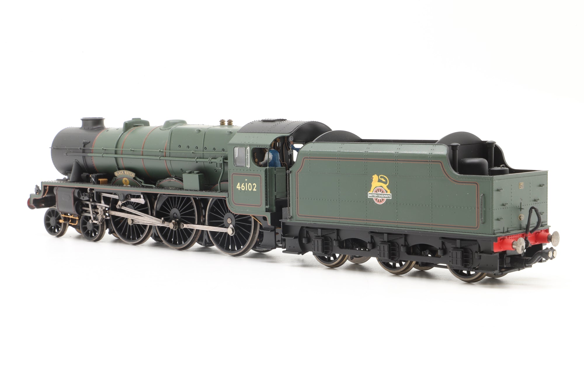 WORKSHOP Hornby R2628 Royal Scot Class 46102 'Black Watch' Lined BR Green w/ Early Crests - Non-Runner