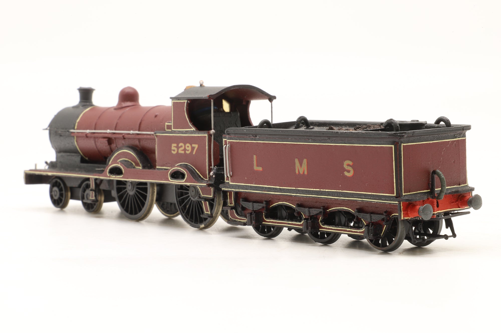 WORKSHOP GEM OO 4010 LNWR LMS Precursor 4-4-0 '5297' LMS Lined Maroon Non Runner