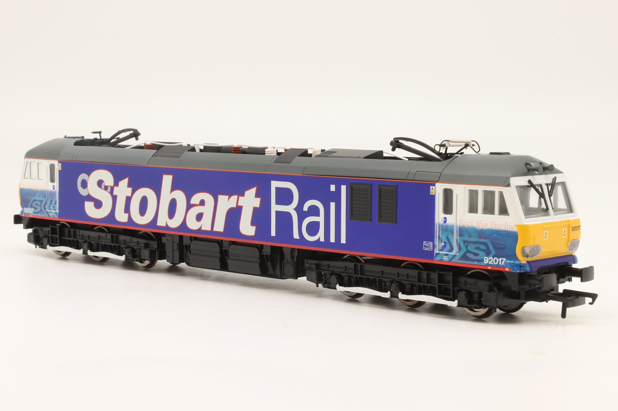 Hornby OO R3057 Class 92 92017 in Stobart Rail Livery - DCC Sound