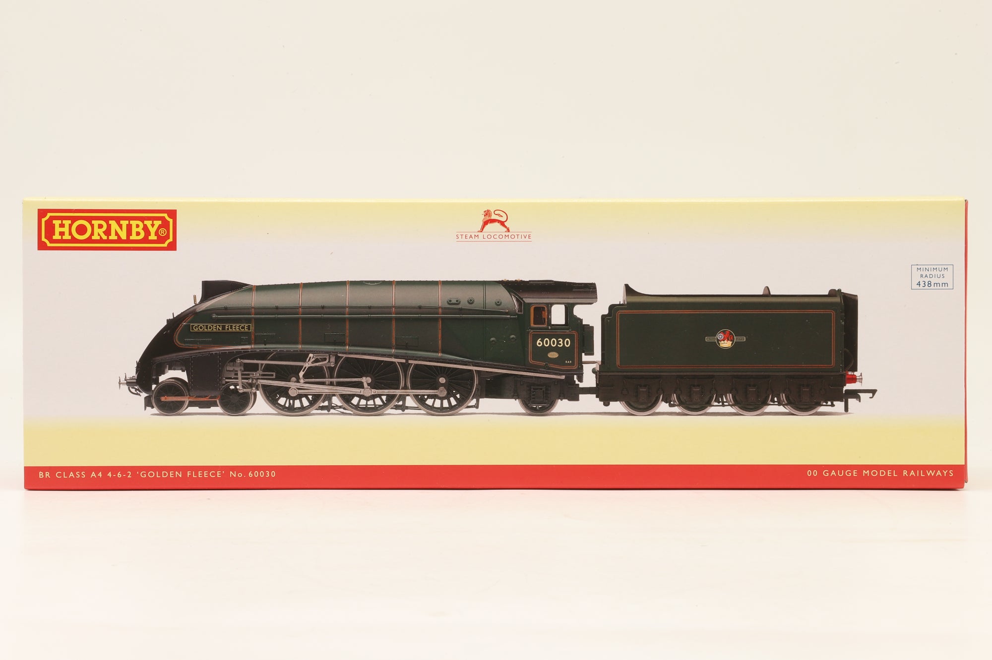 Hornby OO R3994 Class A4 '60030' 'Golden Fleece' BR Lined Green L/C