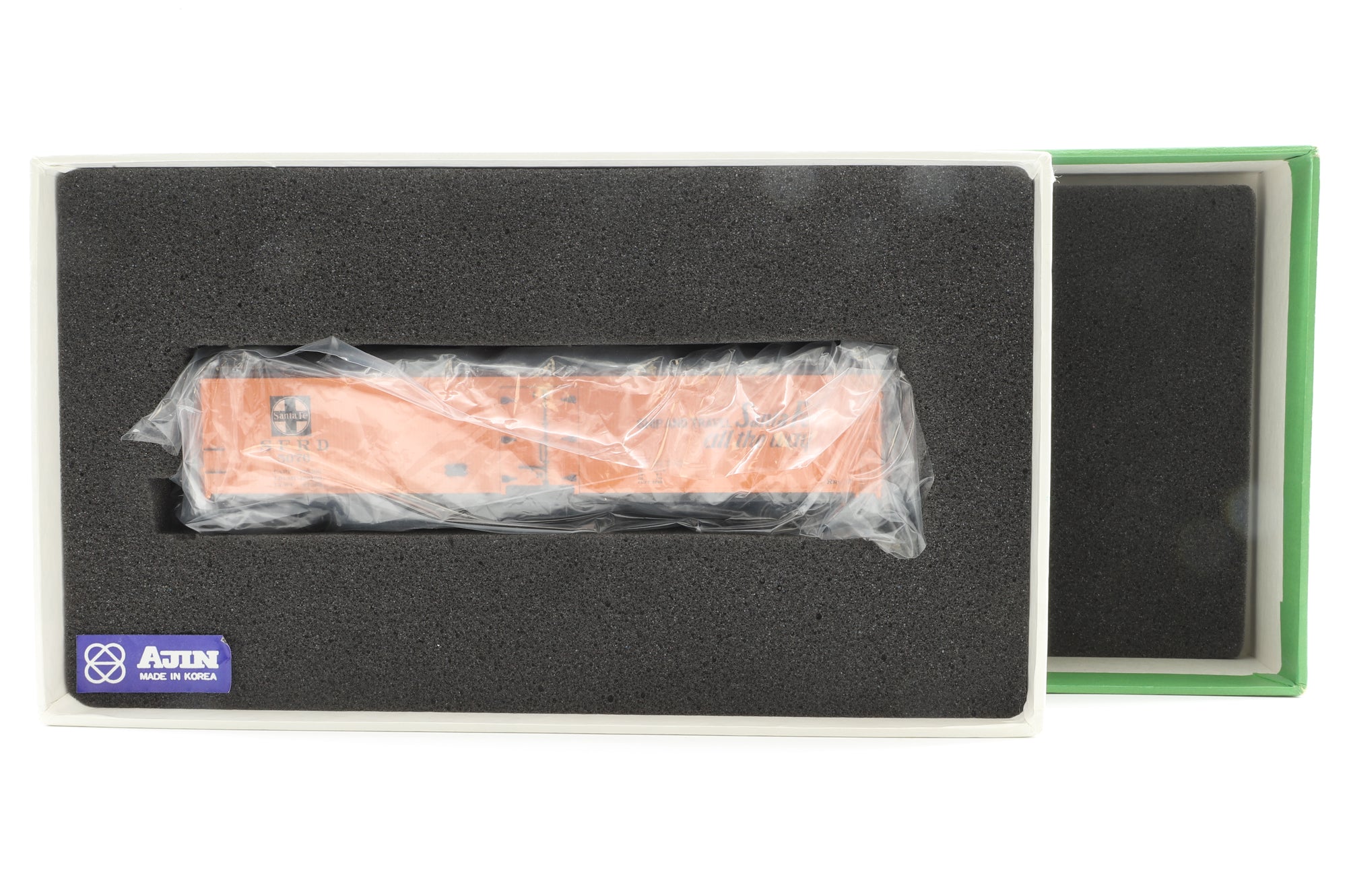 Overland Models HO Brass 3284 SFRD 50' Ice Bunker Refrigerator Car No.5076