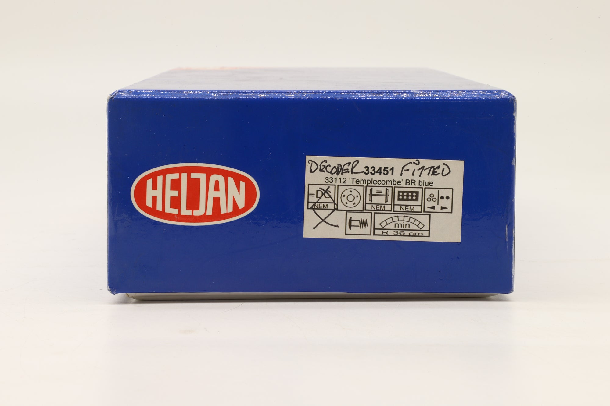 Heljan OO 33451 Class 33 33112 'Templecombe' in BR Blue – Weathered