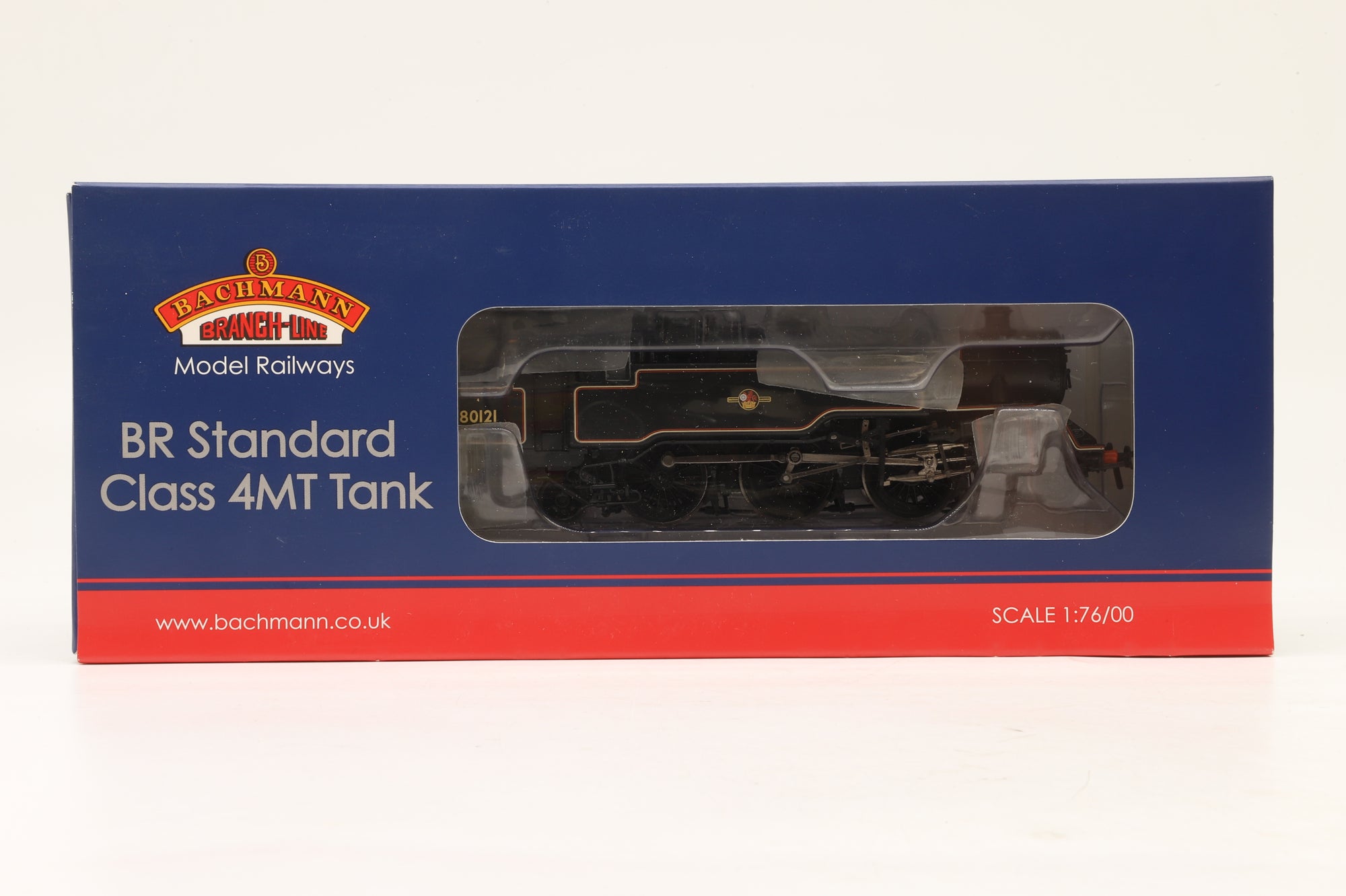 Bachmann OO 32-360 BR Standard Class 4MT Tank '80121' BR Black L/C