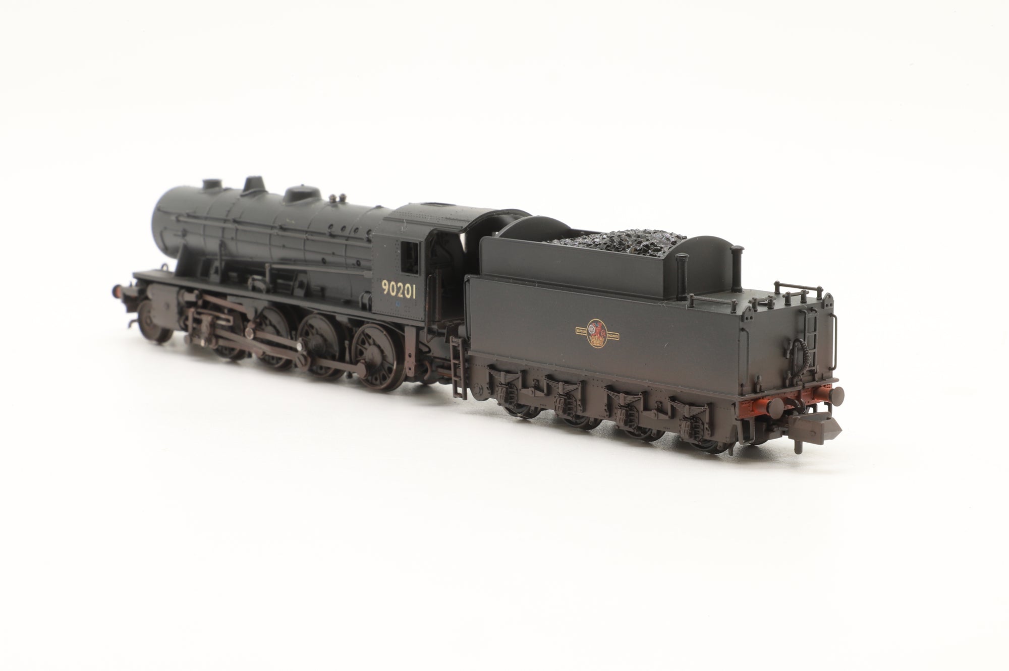 Graham Farish N 372-427 WD Austerity Class '90201' BR Black Late Crest Weathered