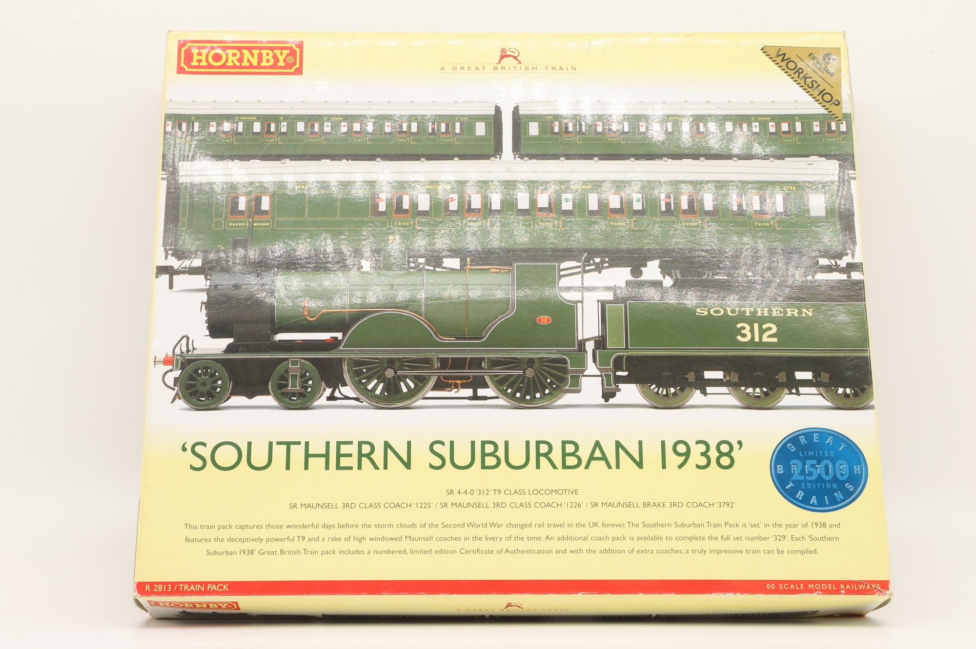 WORKSHOP Hornby OO R2813 Southern Suburban 1938 Train Pack Ltd Ed 1518/ 2500 Non Runner