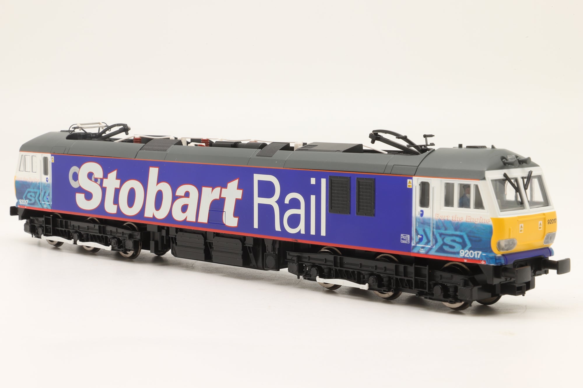 Hornby OO R3057 Class 92 92017 in Stobart Rail Livery - DCC Sound