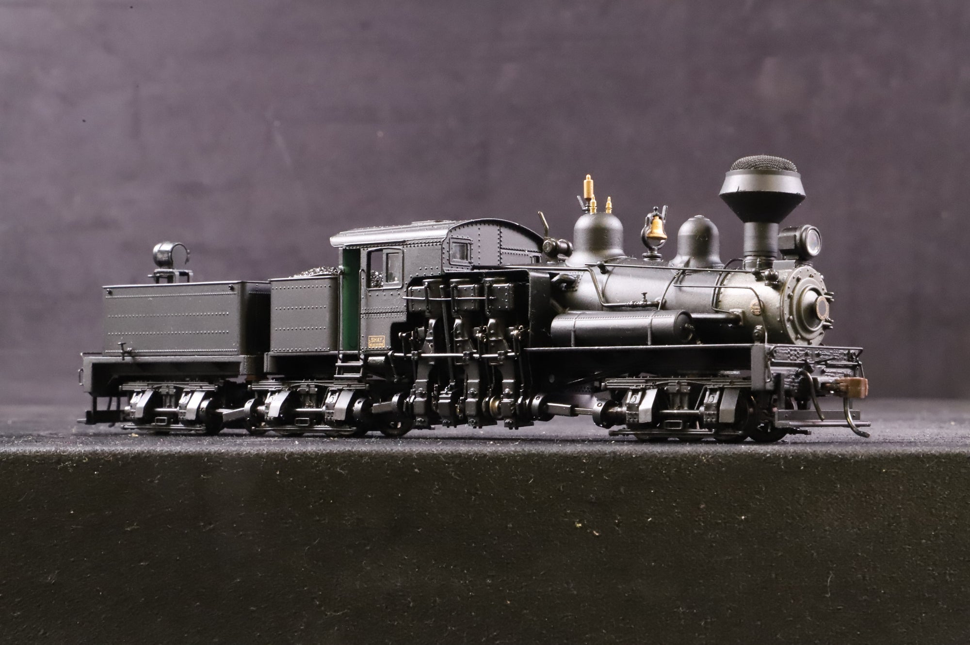 Spectrum HO 81902 80-Ton Three Truck Shay Painted Unlettered (Steel Cab)