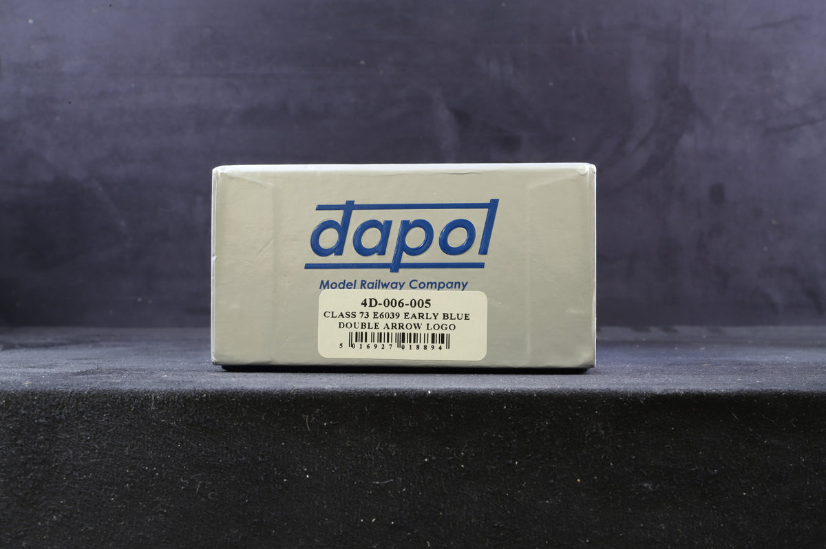 Dapol OO 4D-006-005 Class 73 &#39;E6039&#39; Early Blue Double Arrow Logo