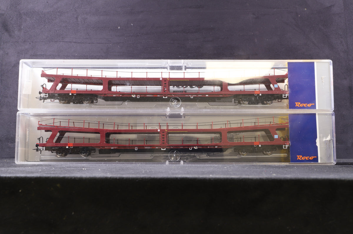 Roco HO 67568 Rake Of 4 DDm Car Carrier Wagons