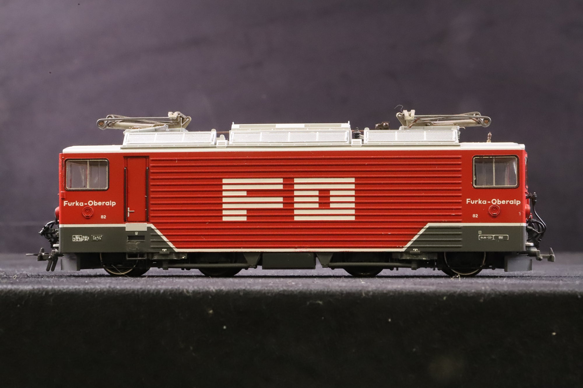 Bemo HOm 1250 201 GE 4/4 81 in Furka-Oberalp Livery