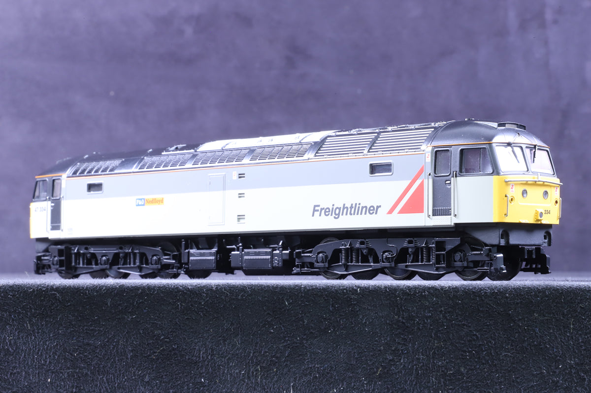 Heljan OO 4675 Class 47 47334 in Early Freightliner Livery