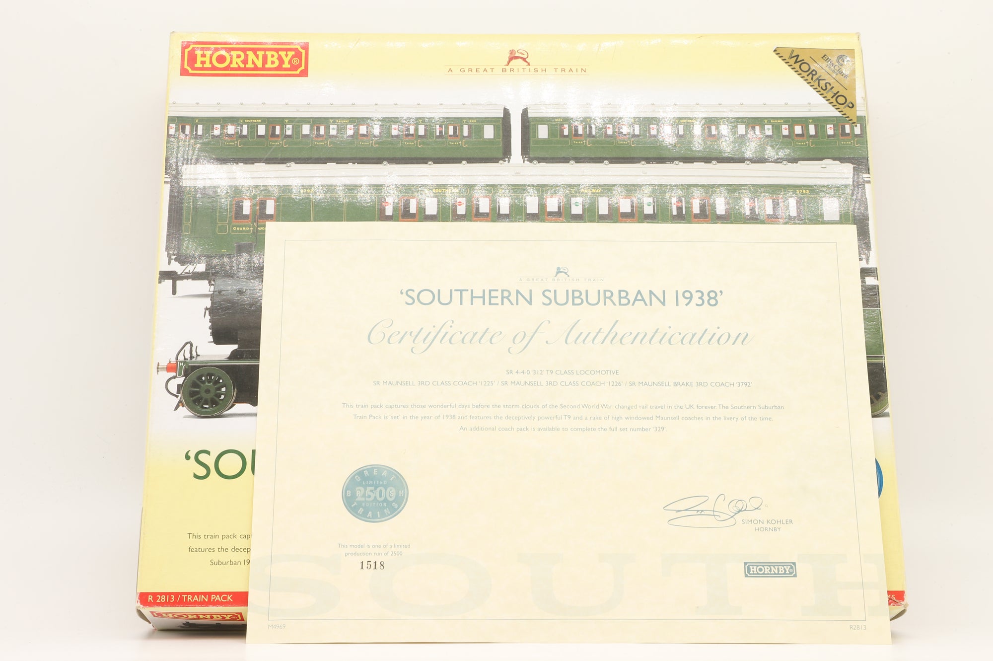 WORKSHOP Hornby OO R2813 Southern Suburban 1938 Train Pack Ltd Ed 1518/ 2500 Non Runner