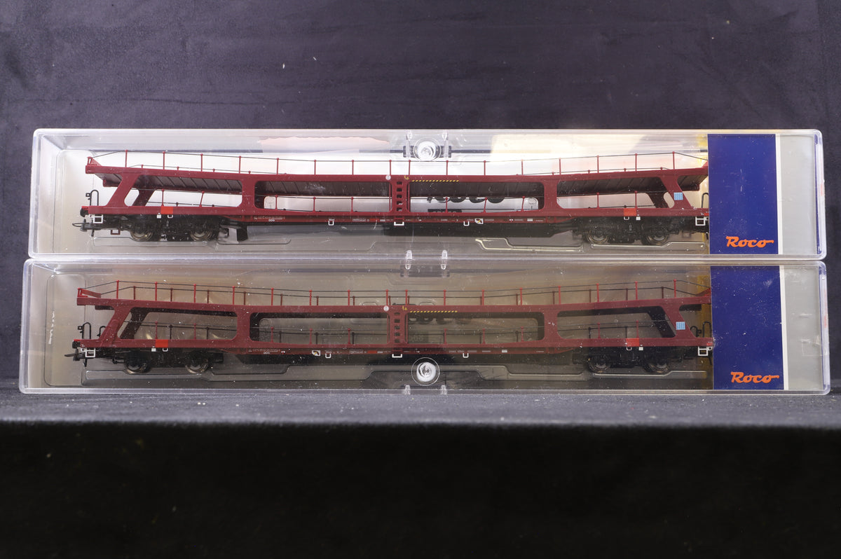 Roco HO 67568 Rake Of 4 DDm Car Carrier Wagons