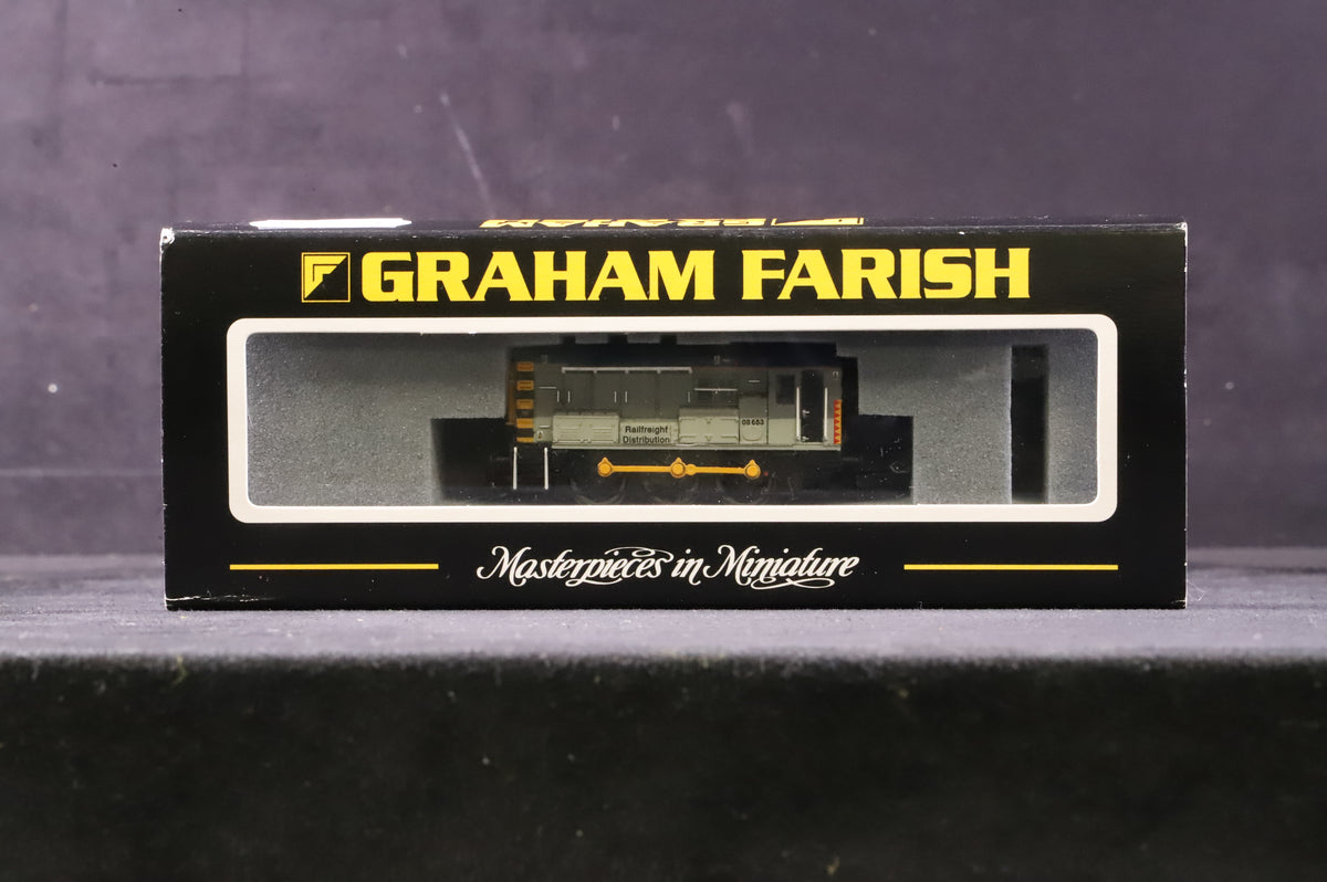 Graham Farish N 371-017 Class 08 Diesel &#39;08653&#39; Railfreight Livery