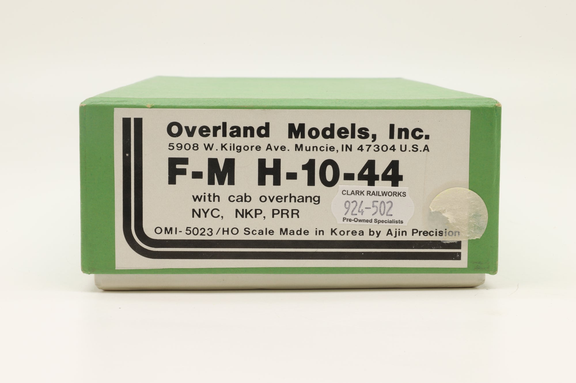 Overland Models HO Brass F-M H-10-44 NYC NKP PRR Diesel Unpainted