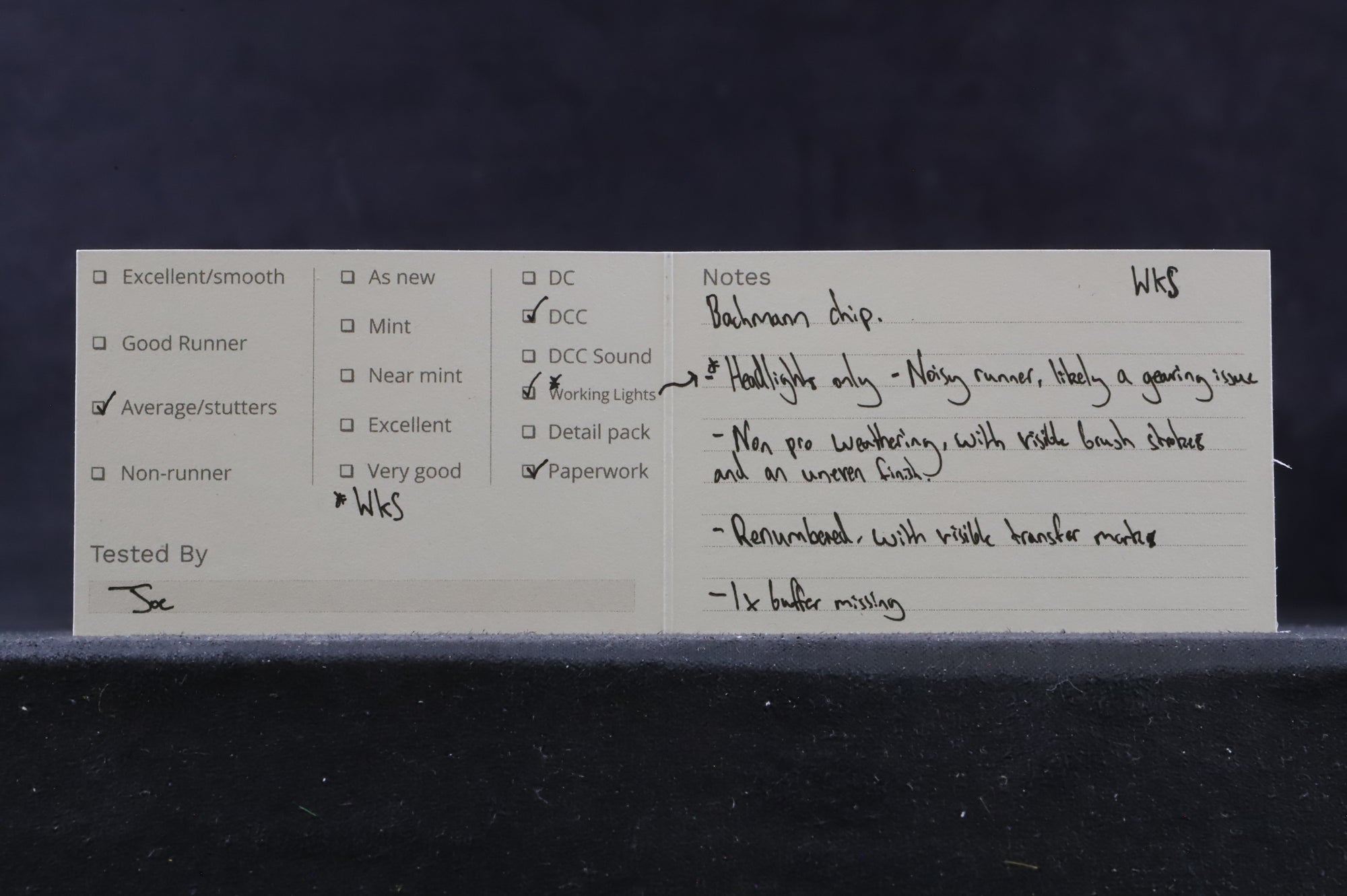 WORKSHOP Bachmann OO Class 37 37294 in BR Engineers Dutch - Weathered