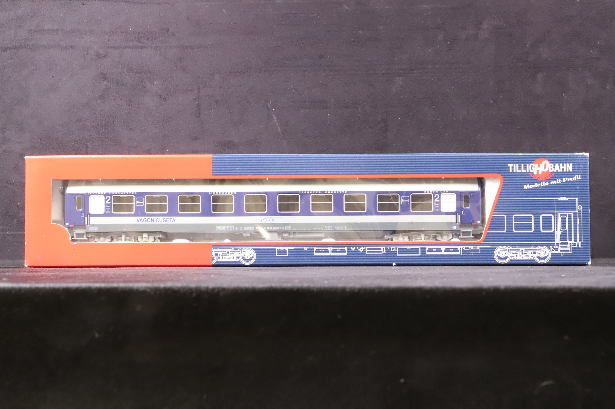 Tilligbahn HO 500625 CFR Blue & Grey Coach