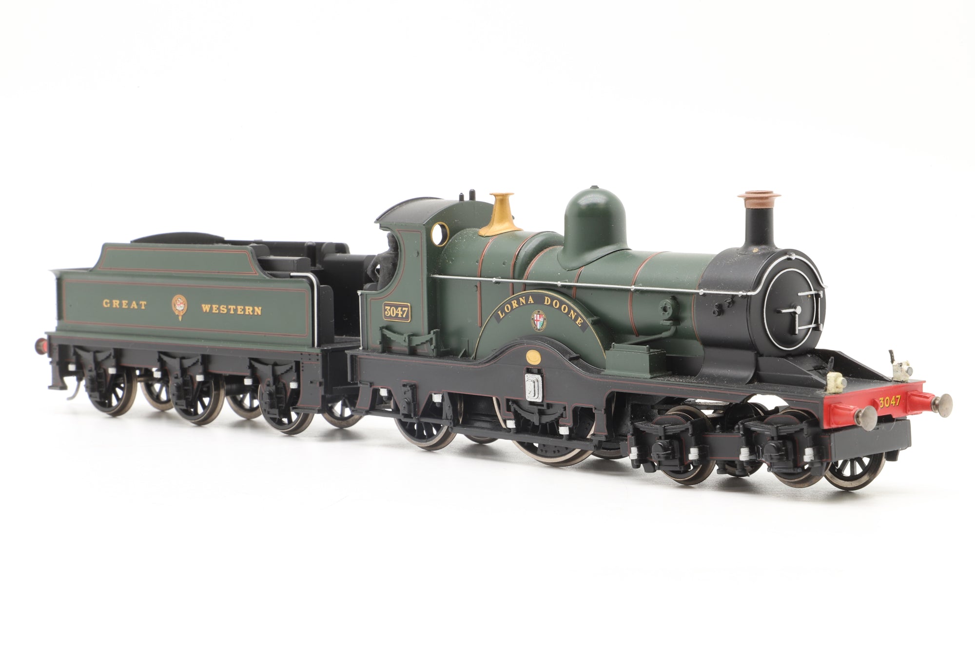 WORKSHOP Hornby OO R2614 Dean Single 3047 'Lorna Doone' in Lined GWR Green - Non-Runner
