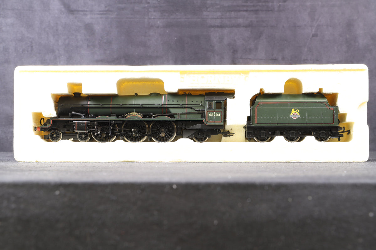 Hornby OO R2226 4-6-2 Princess Class &#39;46203&#39; BR Lined Green E/C