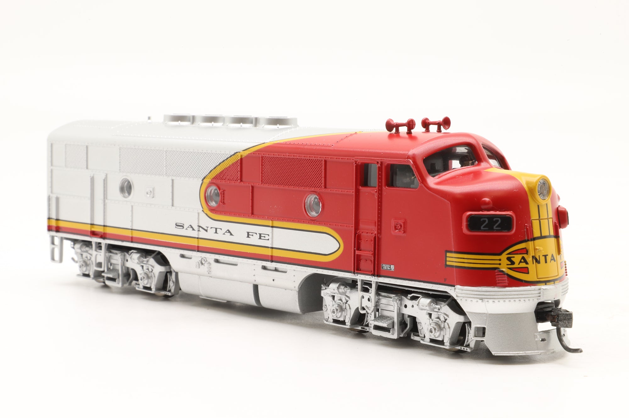 MTH HO 85-2014-0 F-3 A-Unit Unnumbered in Santa Fe Livery