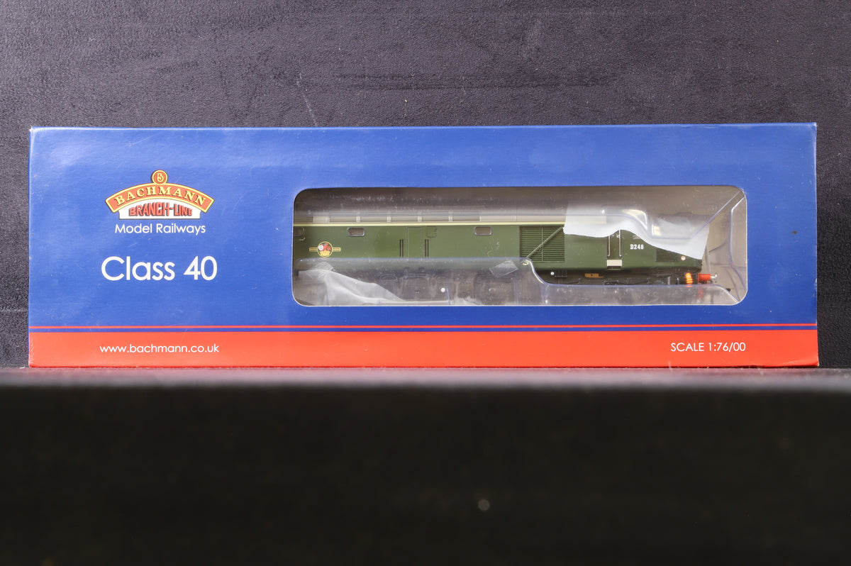 Bachmann OO 32-480 Class 40 &#39;D248&#39; BR Green L/C